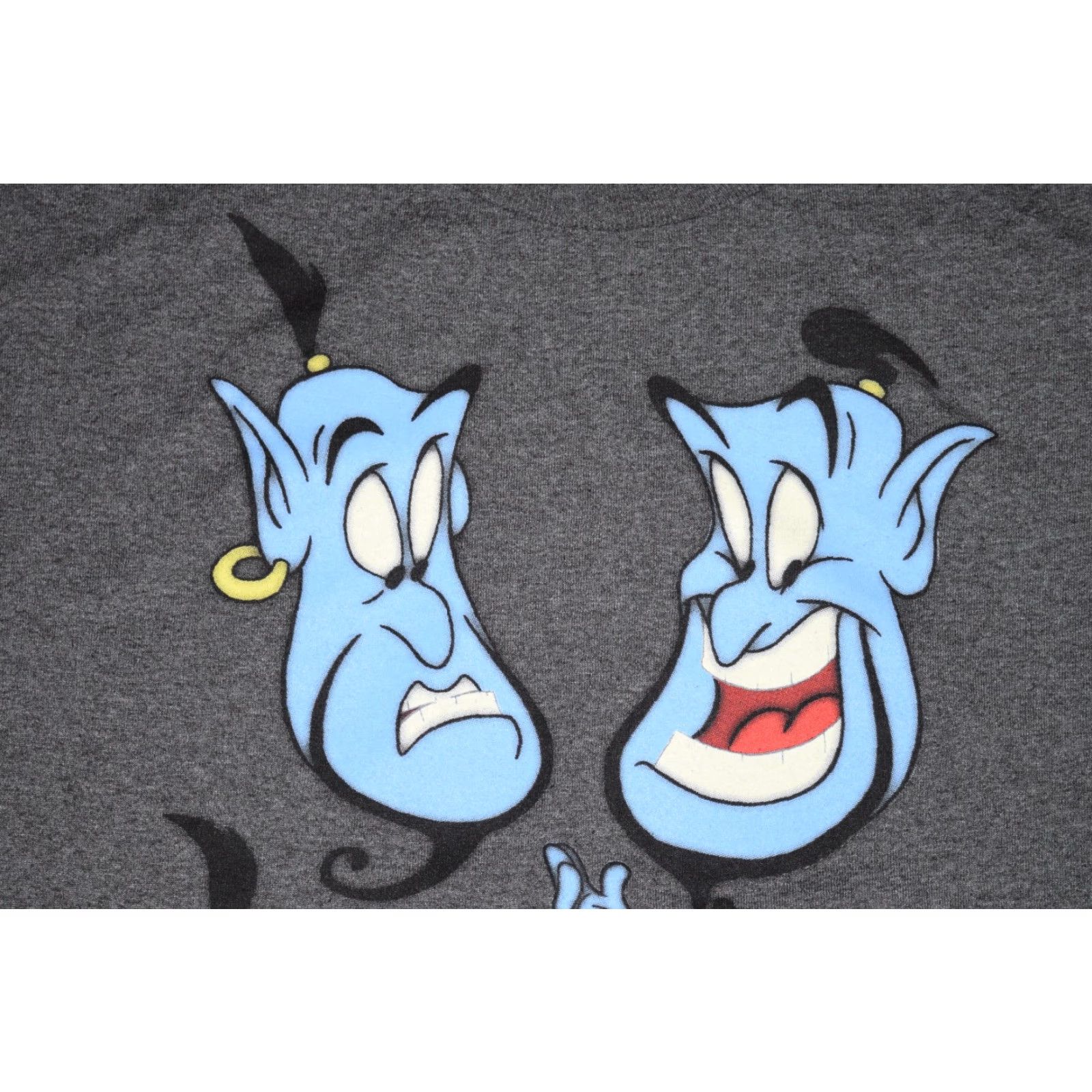 Mad Engine MAD ENGINE DISNEY ALADDIN GENIE SHIRT LARGE GREY MENS L MAKING FACES EMOTION Size US L / EU 52-54 / 3 - 2 Thumbnail