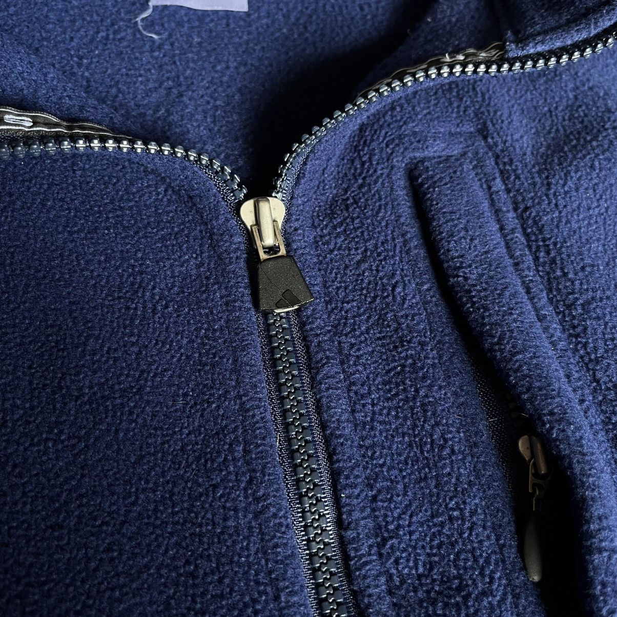 Adidas × Vintage Vintage 2000s Adidas Soccer Logo Pullover Fleece Zip Jacket Size US M / EU 48-50 / 2 - 4 Thumbnail