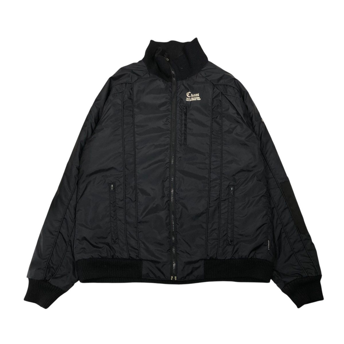 Neighborhood 🔥RICH BLACK BOMBER JACKET ZIPPER 2004 NEIGHBORHOOD CHAOS Size US L / EU 52-54 / 3 - 1 Thumbnail