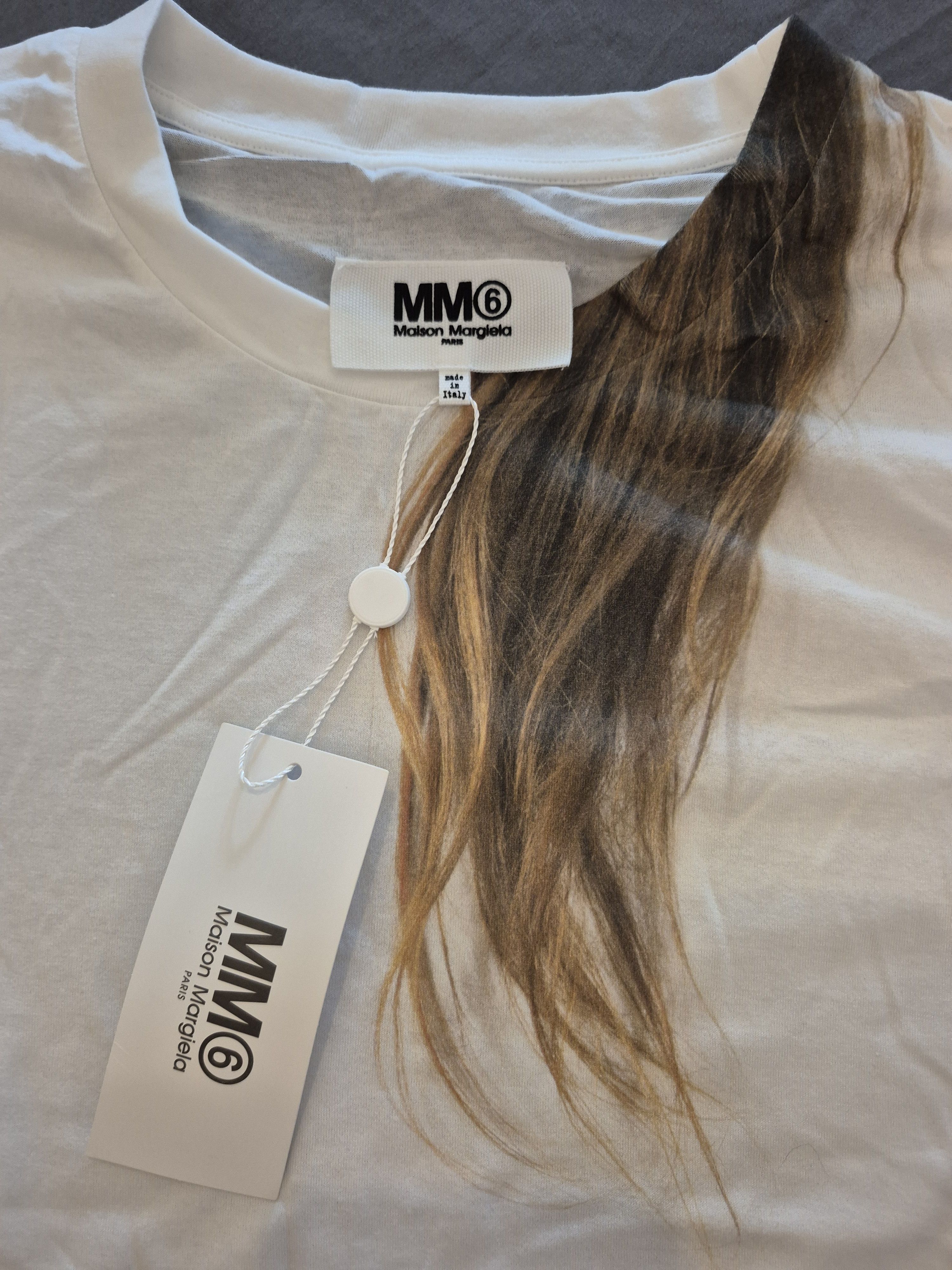 Maison Margiela Maison Margiela Hair Tee Shirt Size Medium BNWT Size M / US 6-8 / IT 42-44 - 2 Thumbnail