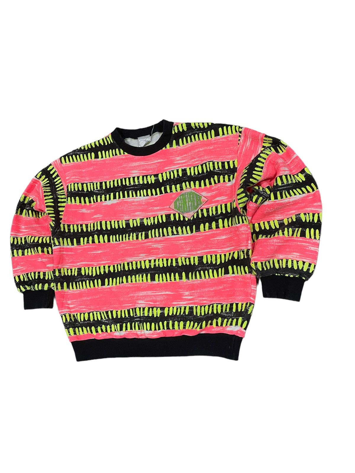 Ocean Pacific × Vintage Vintage Ocean Pacific Multicolour Sweatshirt ! Rare Design Size US M / EU 48-50 / 2 - 2 Thumbnail