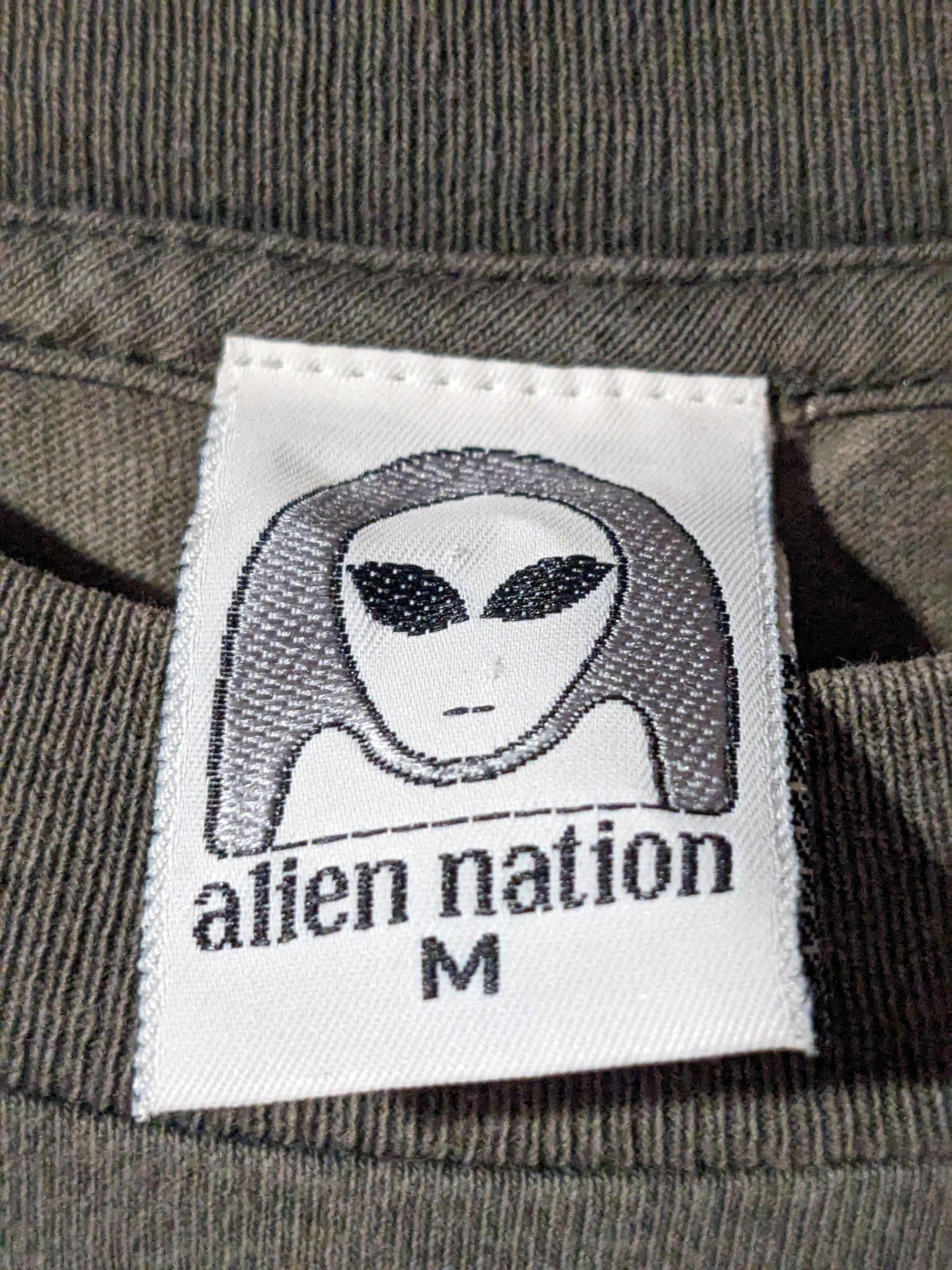 Alien Workshop × Vintage Vintage 90s Alien Nation Skate Boarding Green Medium T-Shirt Size US M / EU 48-50 / 2 - 3 Thumbnail