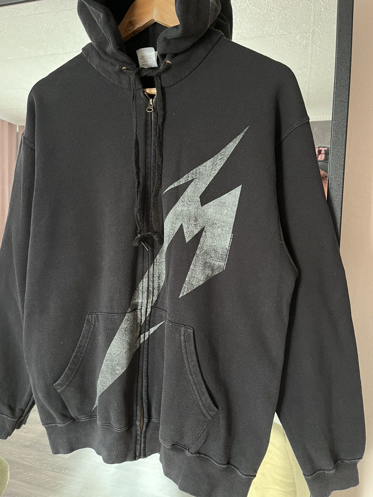 Band Tees Vintage Metallica Zip Hoodie Double M Big Logo Black Size US L / EU 52-54 / 3 - 3 Thumbnail