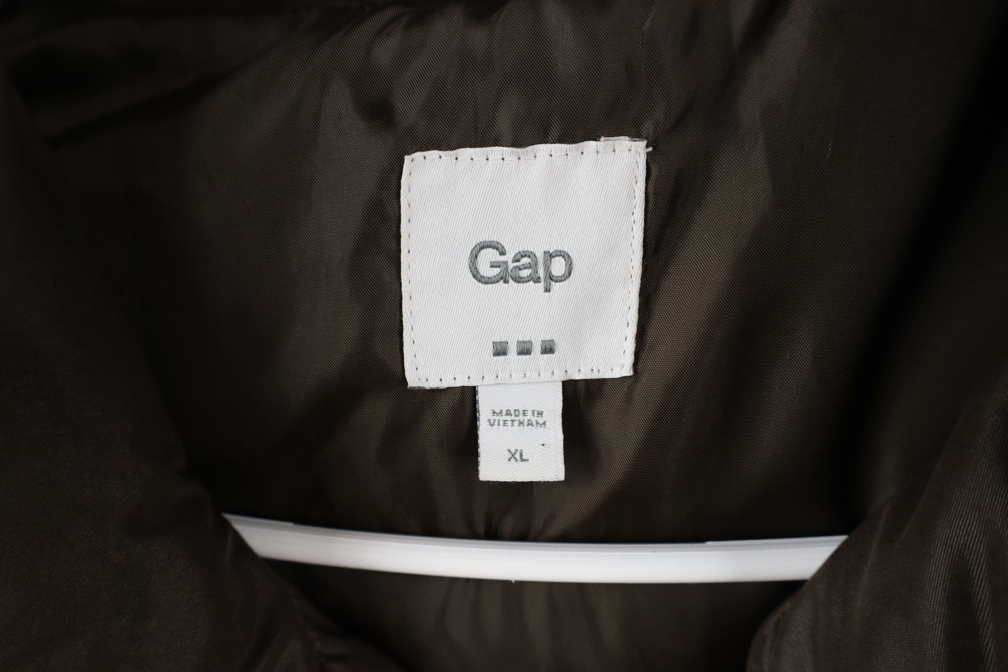 Gap × Vintage Vintage Gap Faded Blank Full Zip Puffer Vest Jacket Brown Size XL / US 12-14 / IT 48-50 - 5 Thumbnail