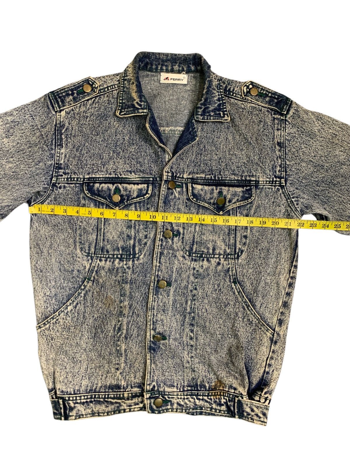 Japanese Brand Rare Design Vintage Ferry Denim Jackets Size US M / EU 48-50 / 2 - 5 Thumbnail