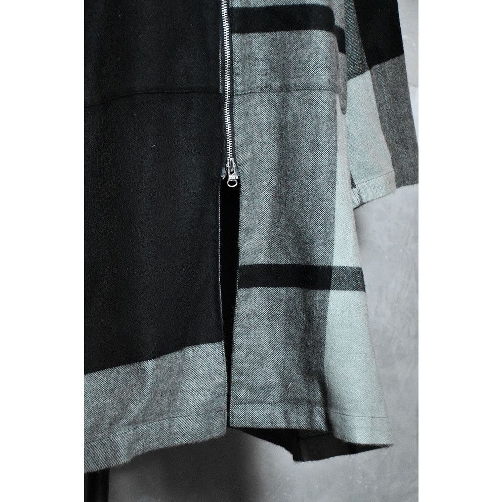 N.Hoolywood N.HOOLYWOOD 17A/W Gray Check Hooded Coat Size US L / EU 52-54 / 3 - 5 Thumbnail