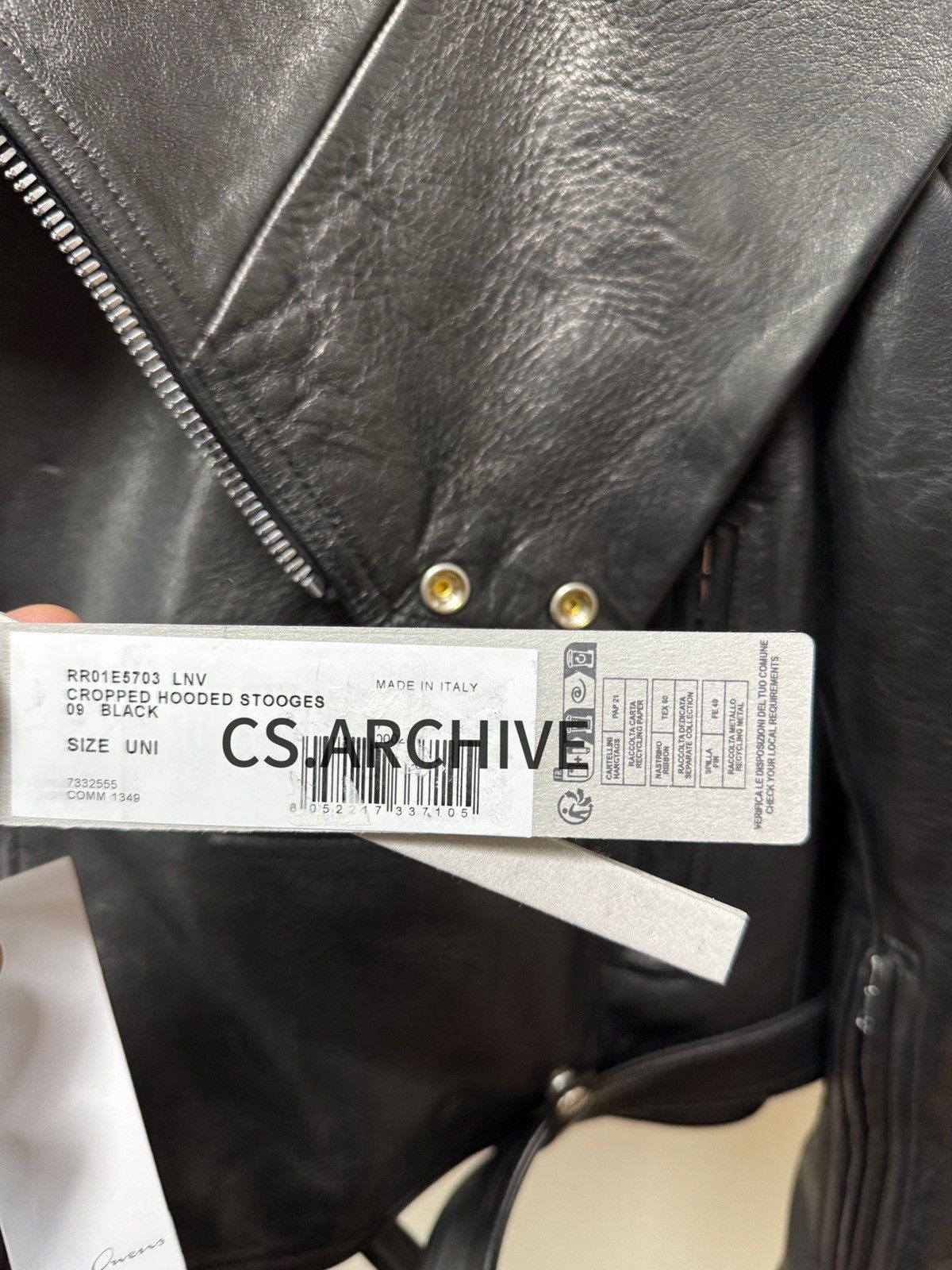 Rick Owens Rick owens SS25 CROPPED HOODED STOOGES Size US M / EU 48-50 / 2 - 5 Thumbnail