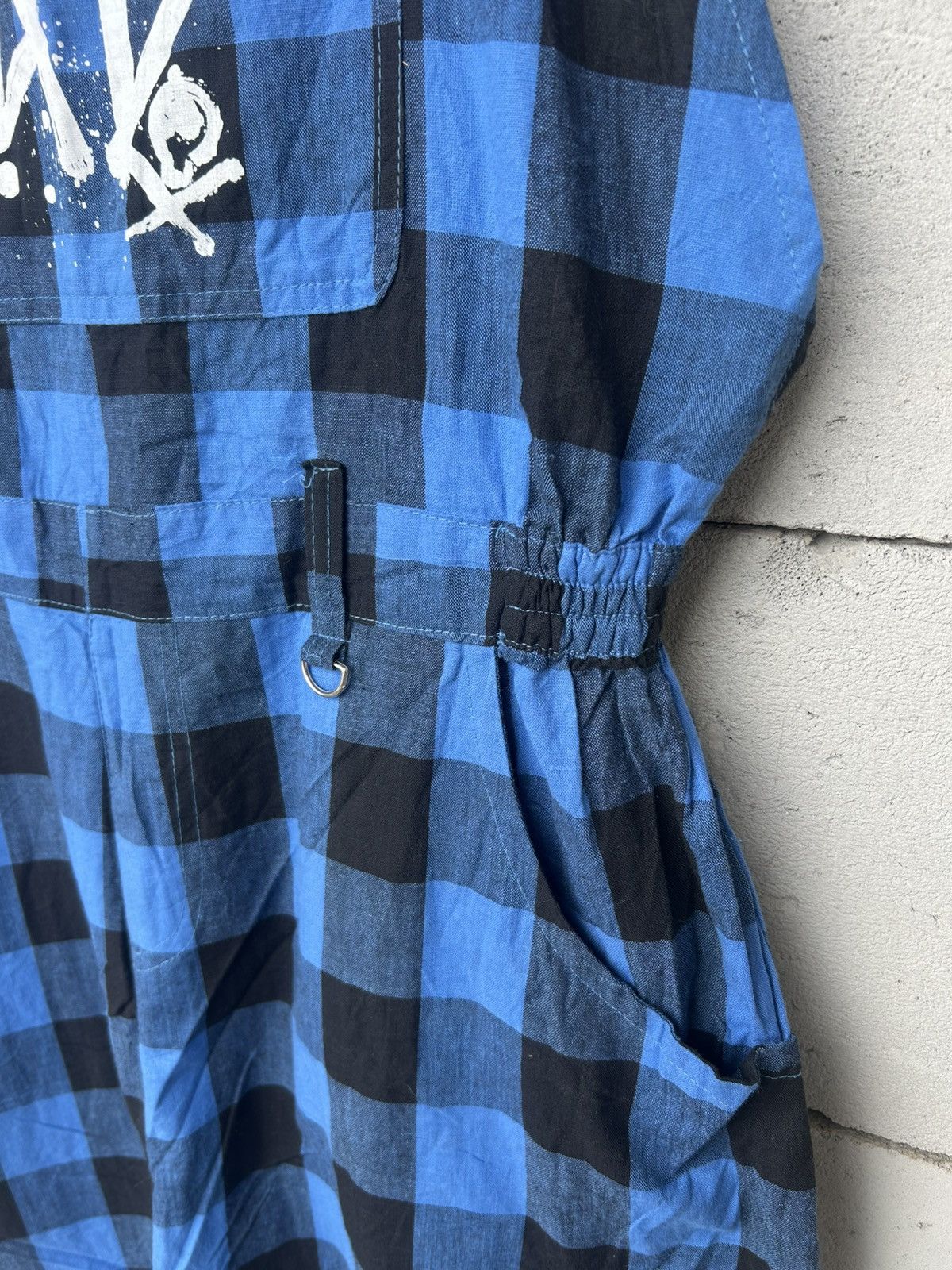 Hysteric Glamour Super Lovers Tokyo Blue Checkered Coverall Size US 32 / EU 48 - 4 Thumbnail