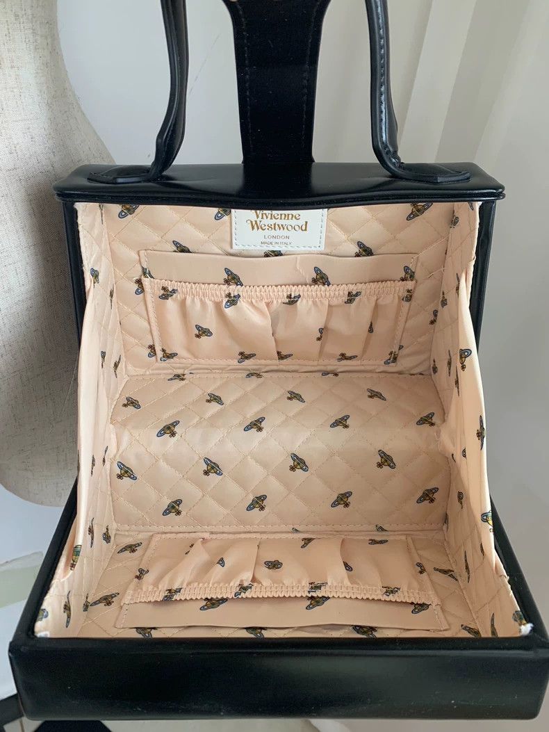 Vivienne Westwood Vivienne Westwood Saturn logo retro lock bag handbag Size ONE SIZE - 8 Thumbnail