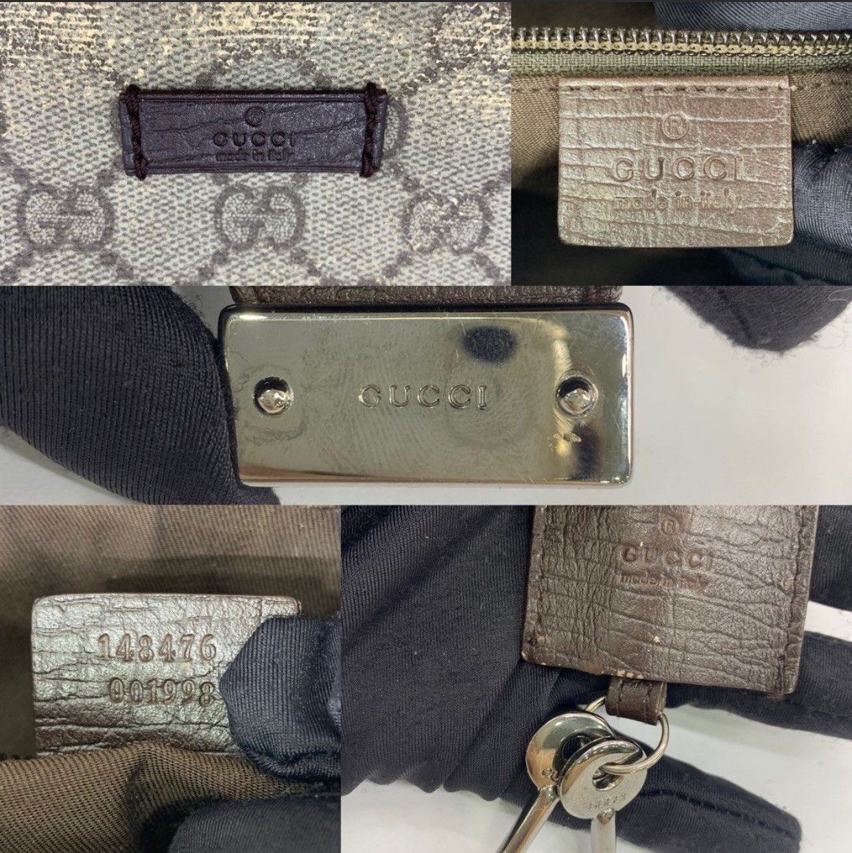 Gucci 💥Last Drop💥Vintage Gucci GG Zip Lock Messenger Bag Size ONE SIZE - 9 Thumbnail