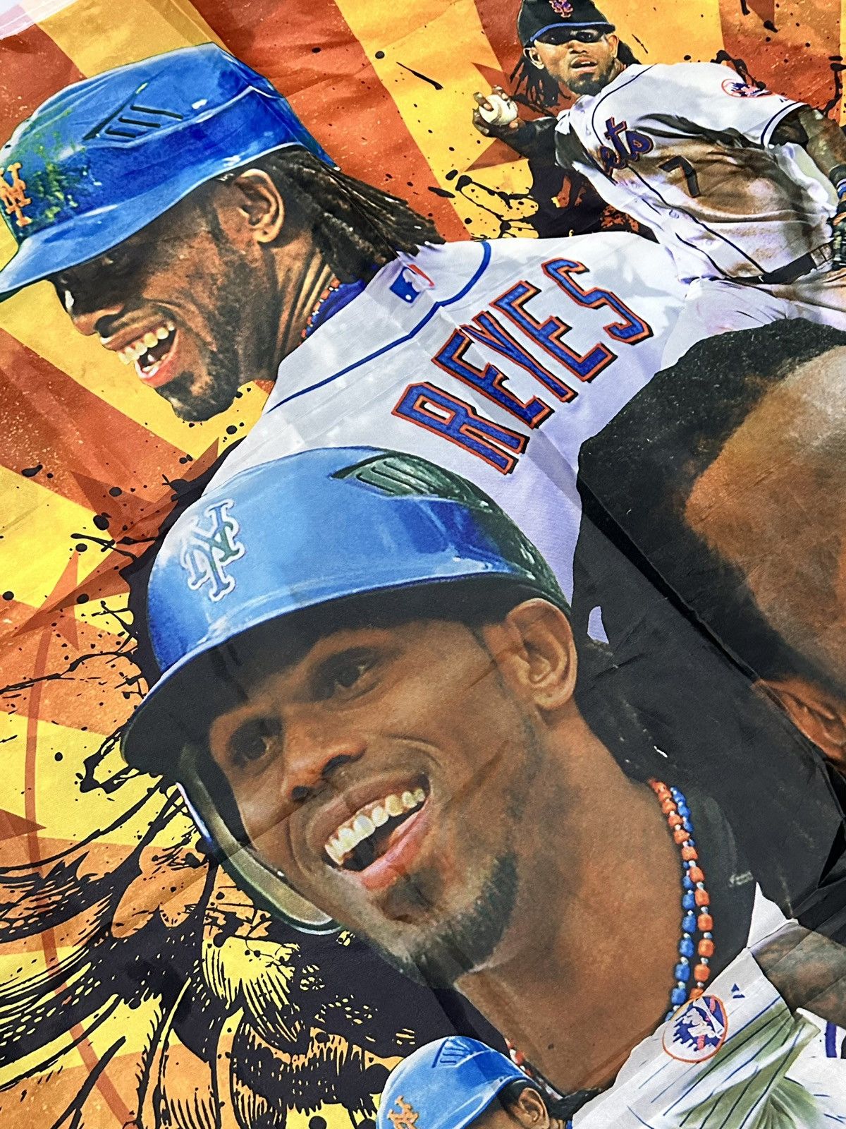 Budweiser Budweiser Mets Jose Reyes Tapestry Size ONE SIZE - 2 Thumbnail