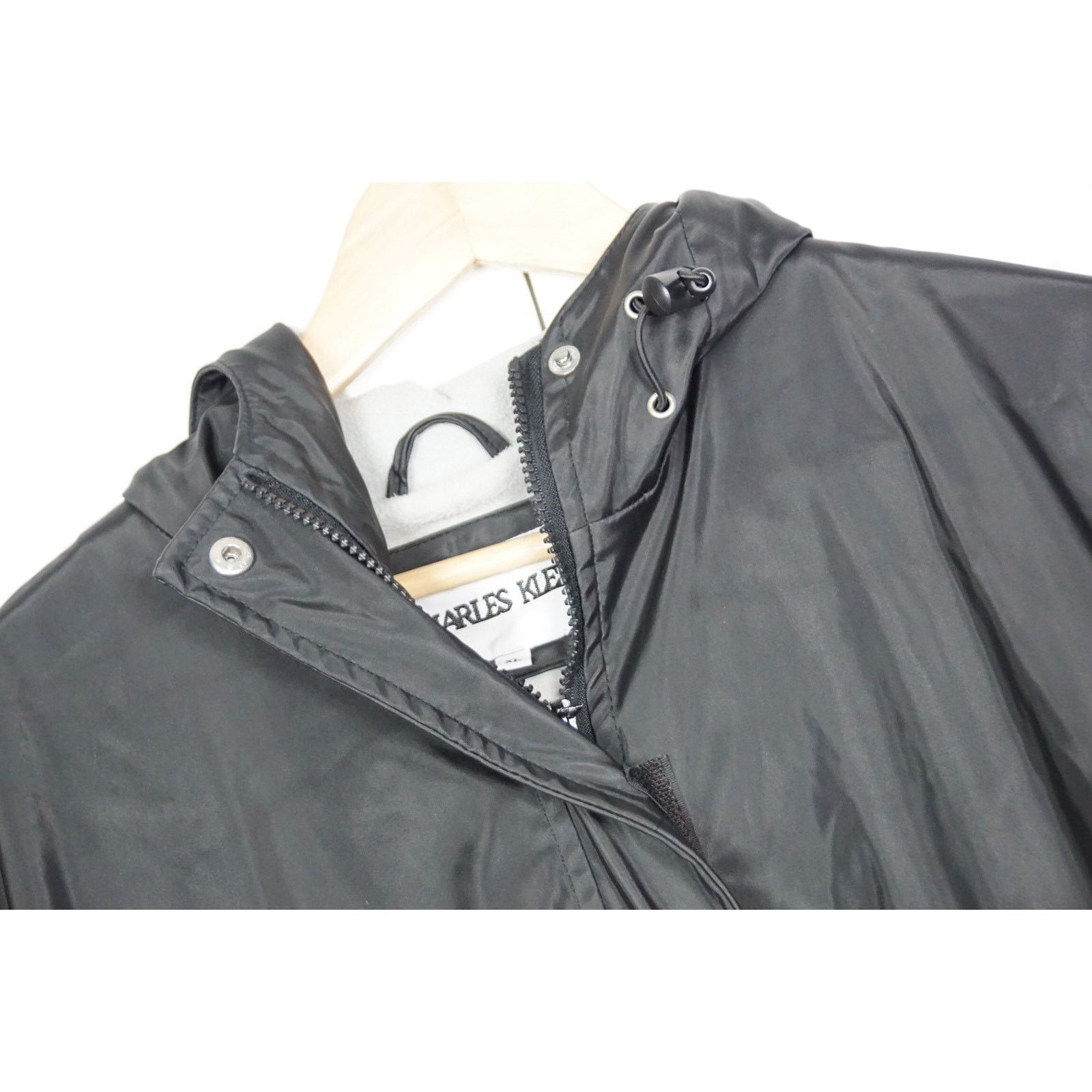 & Other Stories Charles Klein Size XL Polyvinyl Rain Jacket Black Rain XL Size XL / US 12-14 / IT 48-50 - 6 Thumbnail