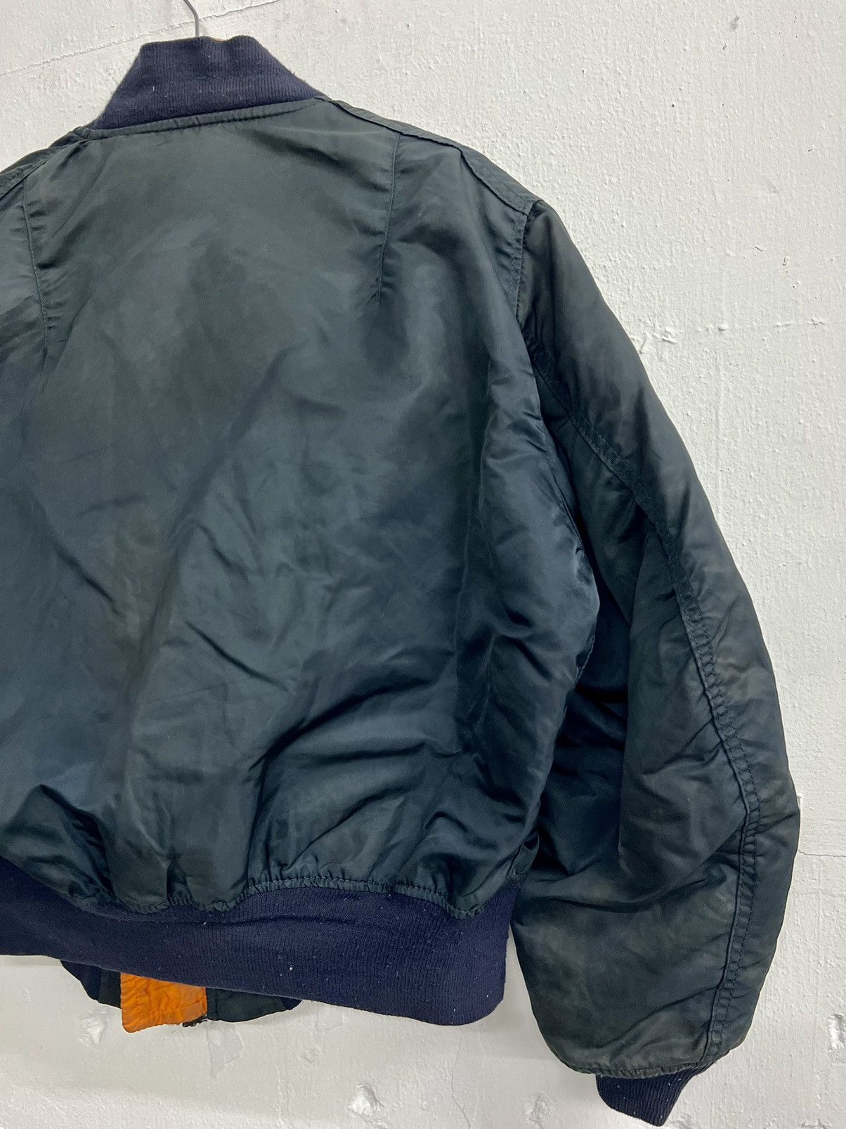 Alpha Industries × Vintage VINTAGE ALPHA INDUSTRIES MA-1 REVERSIBLE BOMBER JACKET Size US L / EU 52-54 / 3 - 15 Thumbnail