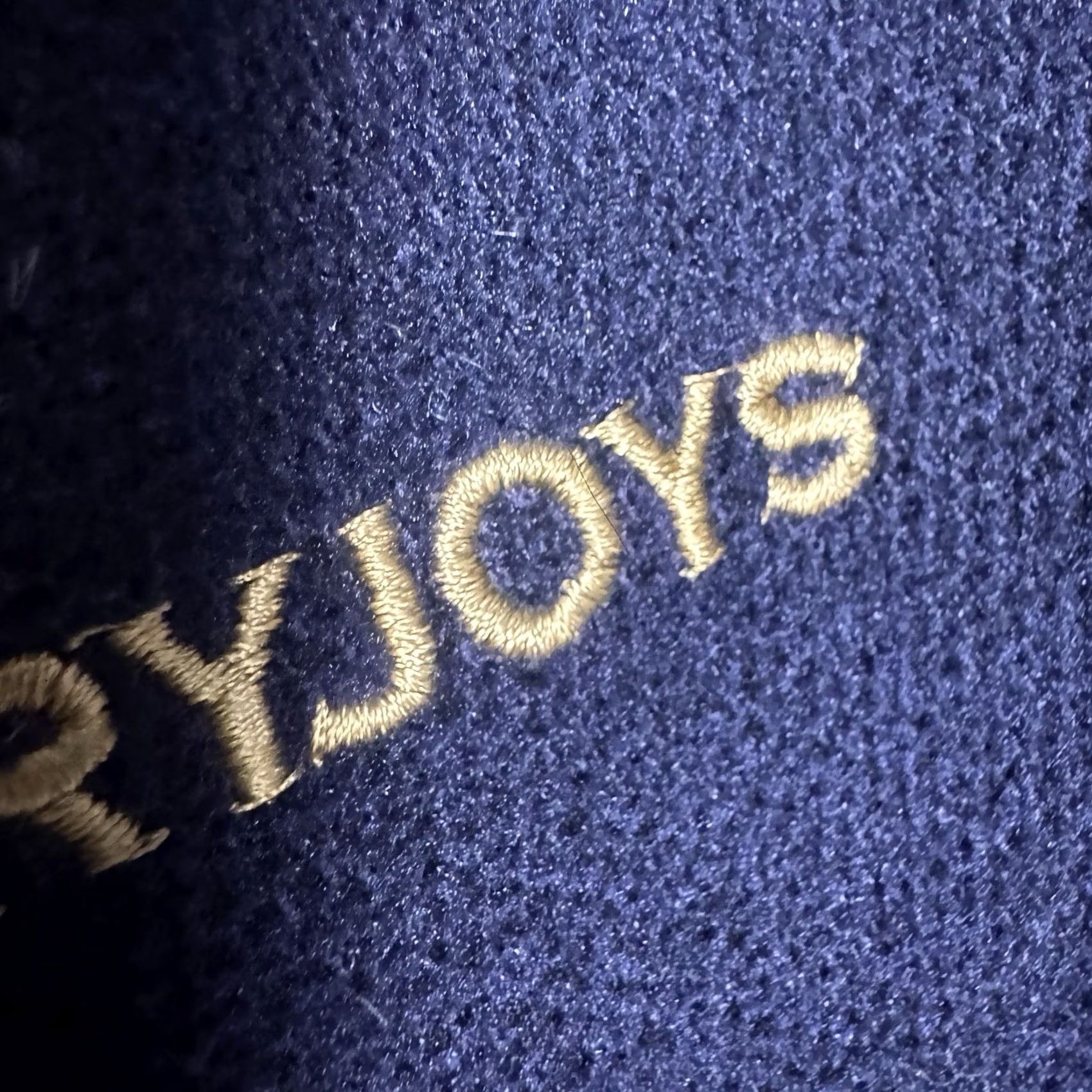 Footjoy VINTAGE FootJoy DryJoys Jacket Mens XL Fleece Golf 1/4 Zip Pullover Bomber USA Made Blue Solid Windbreaker Jacket Mens XL Blue FootJoy Size US XL / EU 56 / 4 - 3 Thumbnail
