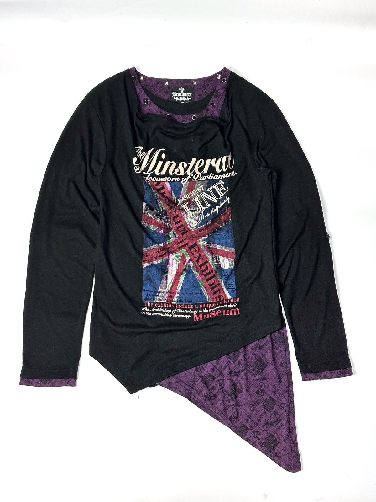 image of 20471120 x Kmrii Japanese Beaumere Double Layer Ifsixwasnine Lgb Styled in Black, Men's (Size Small
