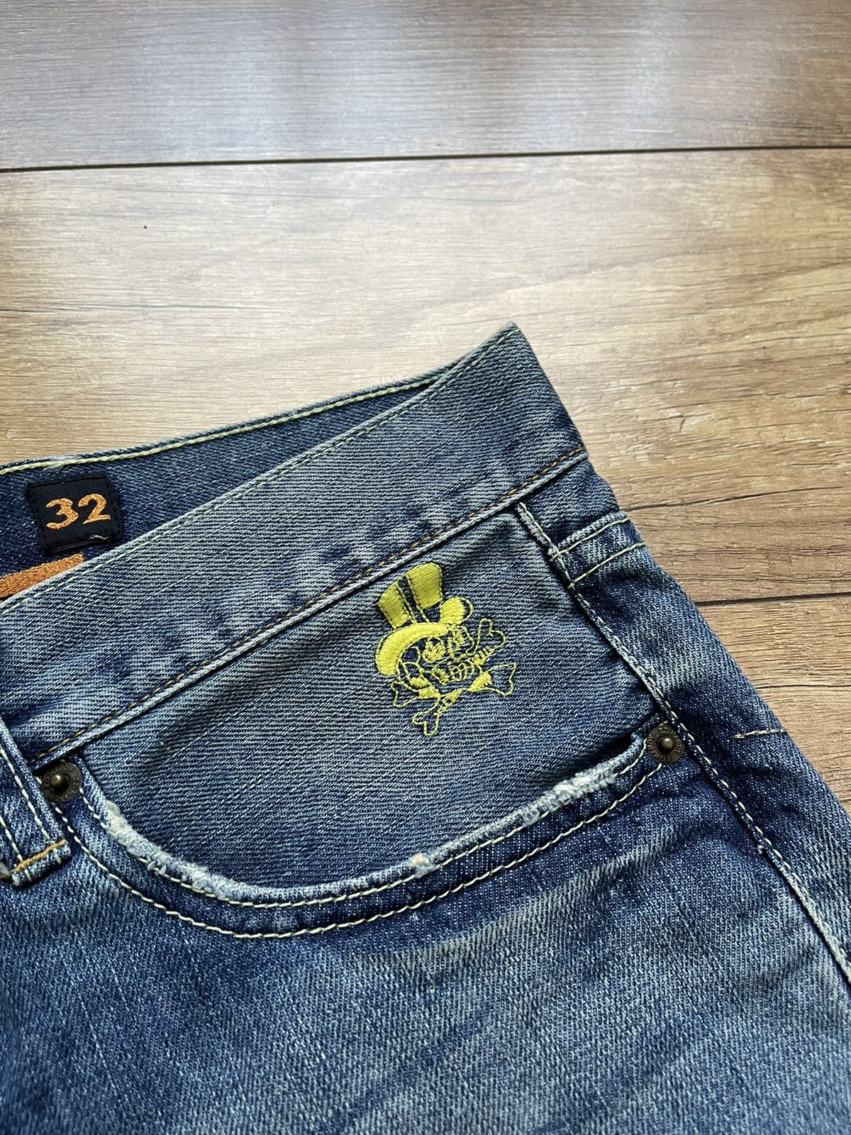 Ed Hardy Ed Hardy Vintage Snakes Denim Washed Jeans 90s Size US 32 / EU 48 - 11 Thumbnail