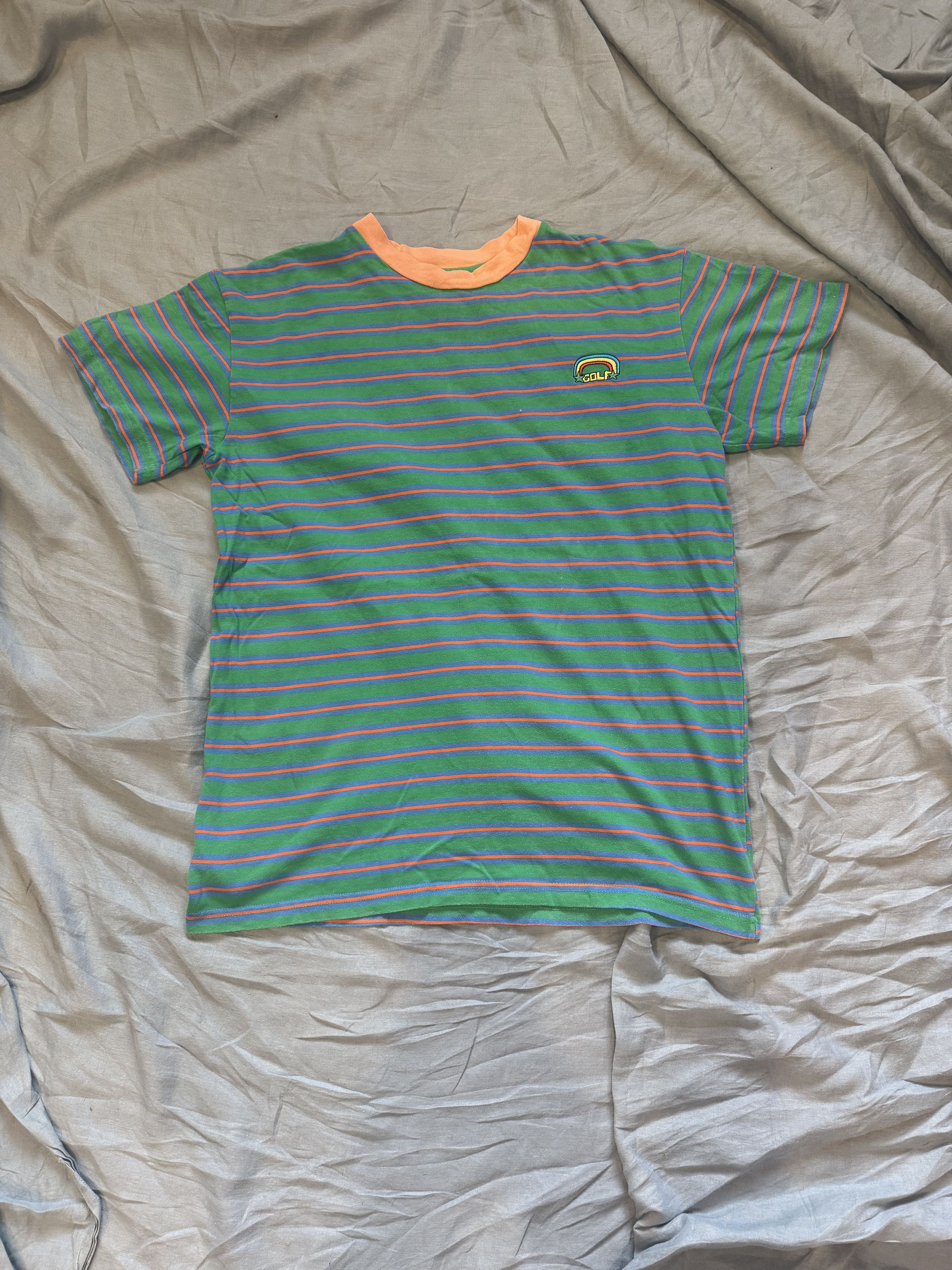 Golf Wang 2015 Rainbow striped T-shirt Size US M / EU 48-50 / 2 - 1 Thumbnail