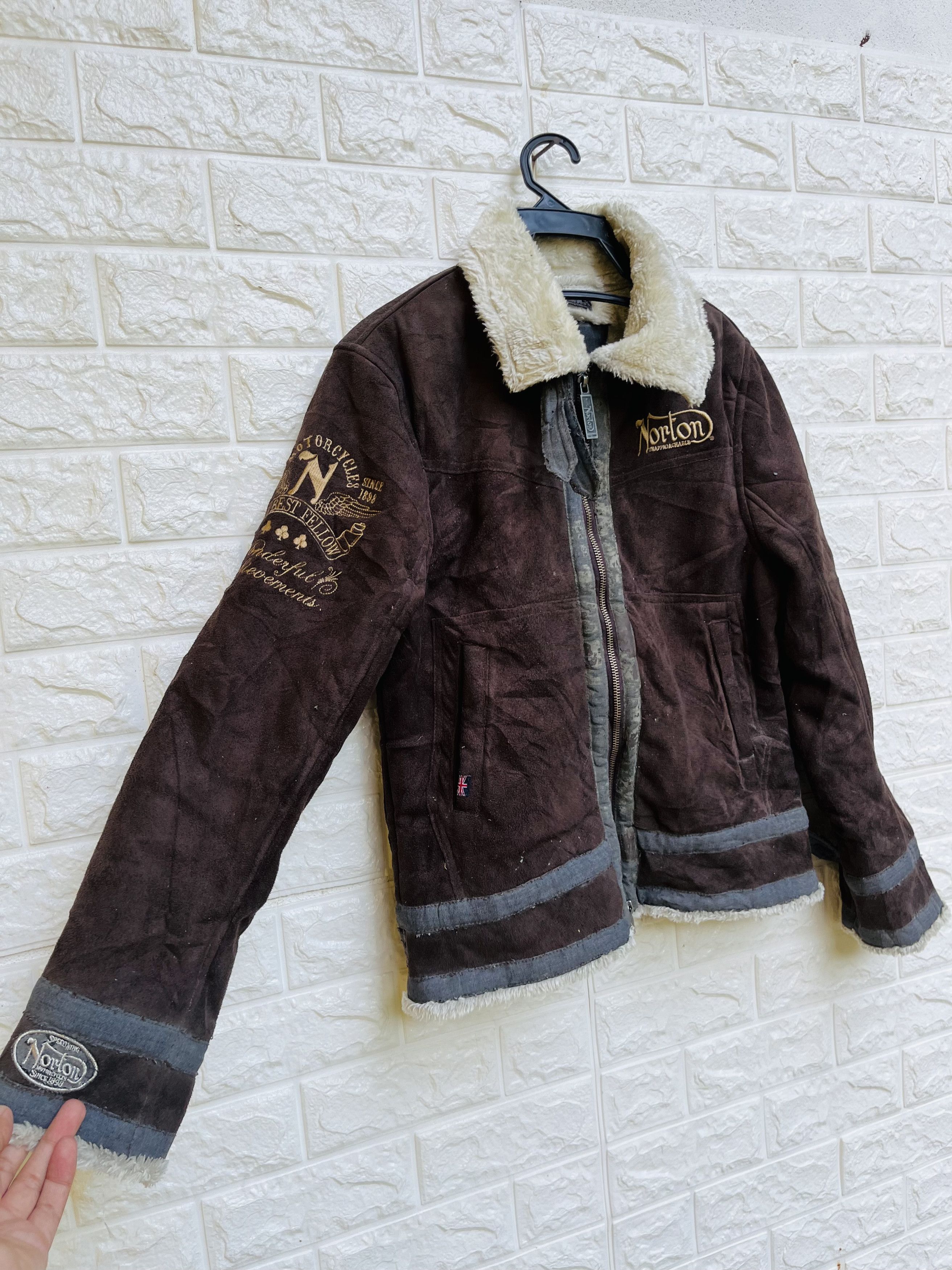 Japanese Brand Vintage Norton Motorcycle Designer Fashion Style Jacket Size US M / EU 48-50 / 2 - 5 Thumbnail
