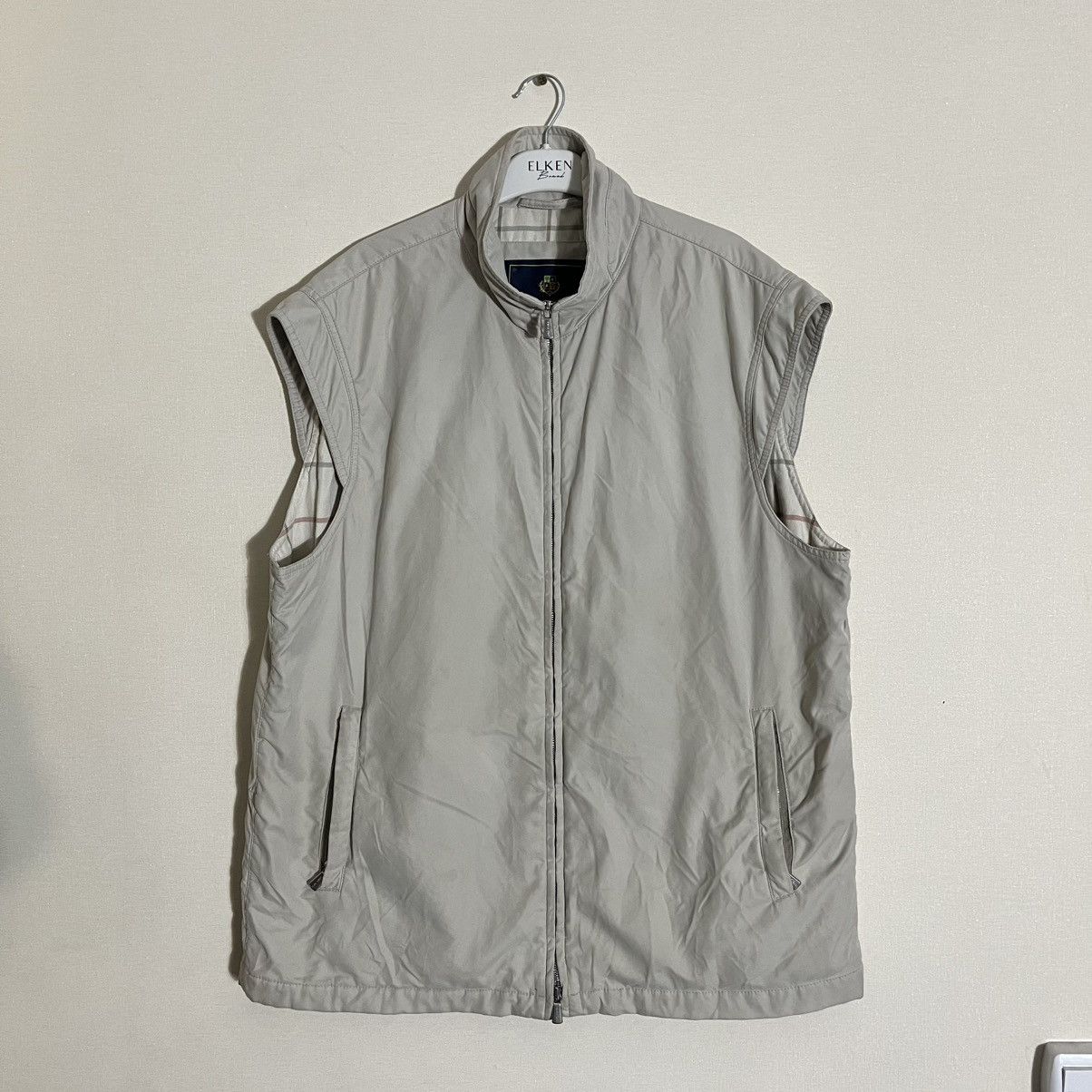 Loro Piano Rain System Vest Gilet Navy