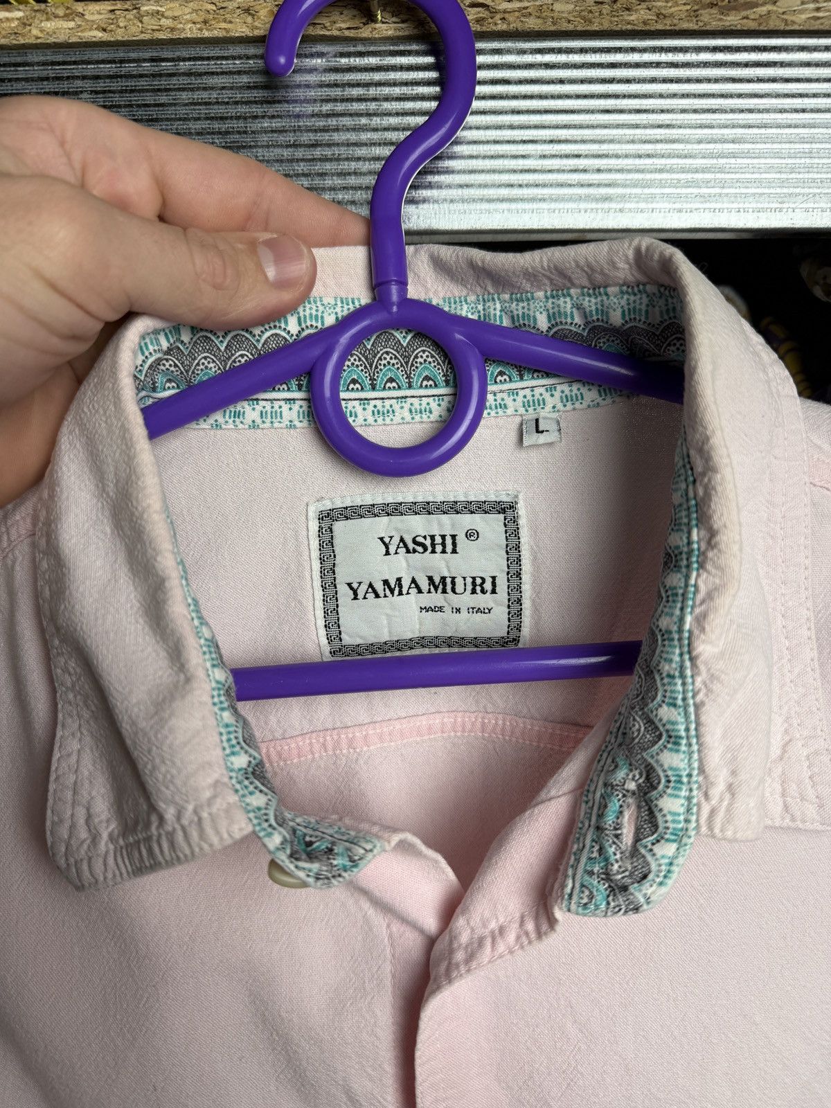 Yashi Yamamuri Yashi Yamamuri Vintage Rare Shirt Size US L / EU 52-54 / 3 - 10 Thumbnail