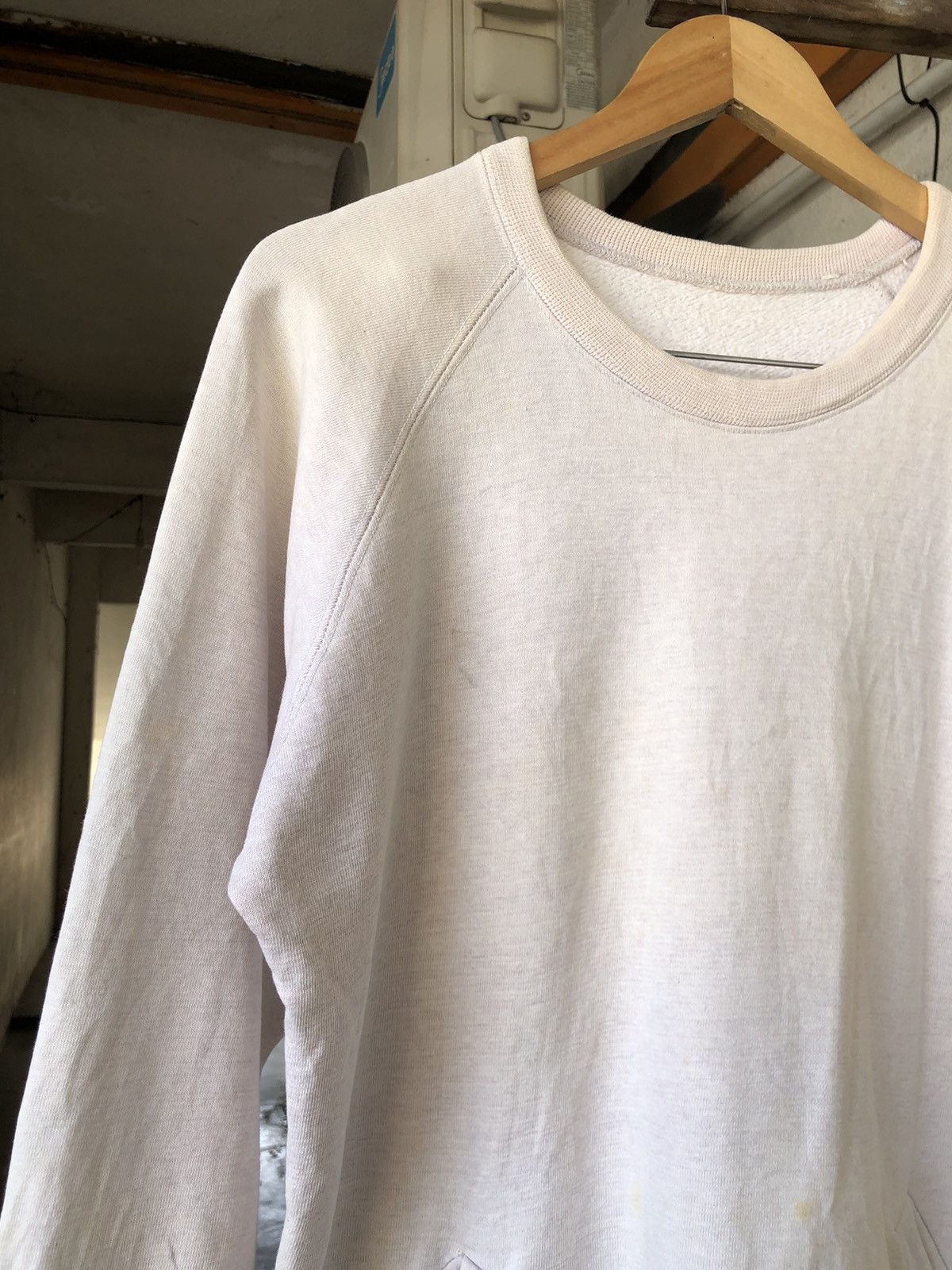 Issey Miyake Vintage 90s Issey Miyake IS Logo Distressed Crewneck Size M / US 6-8 / IT 42-44 - 5 Thumbnail