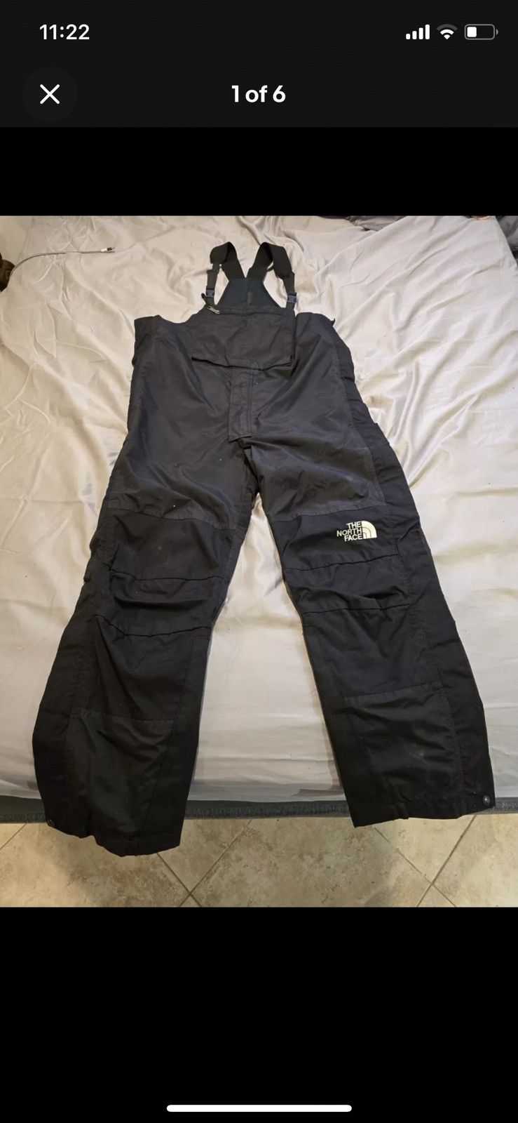 North Face Snow Ski Snowboard Pants Mens X-Large Bib gotetex