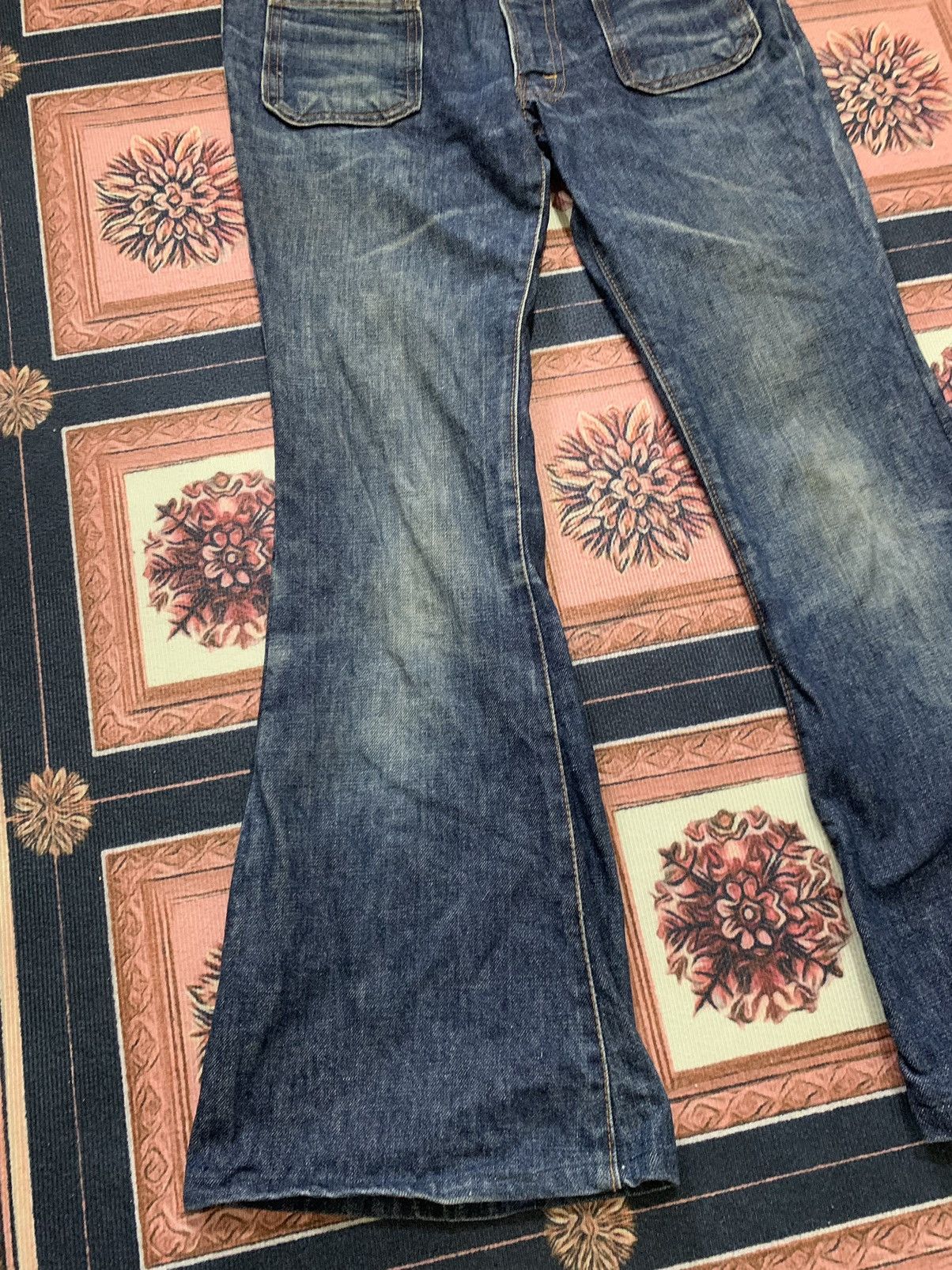 If Six Was Nine 💥Flare💥 Vintage Bobson Bootcut Jeans Faded Size US 30 / EU 46 - 5 Thumbnail