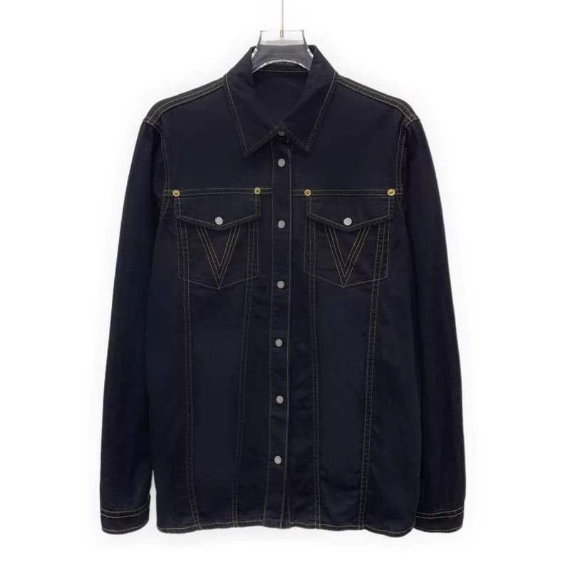 Other Versace Black Medusa head cotton lapel single-breasted lon Size US M / EU 48-50 / 2 - 1 Thumbnail