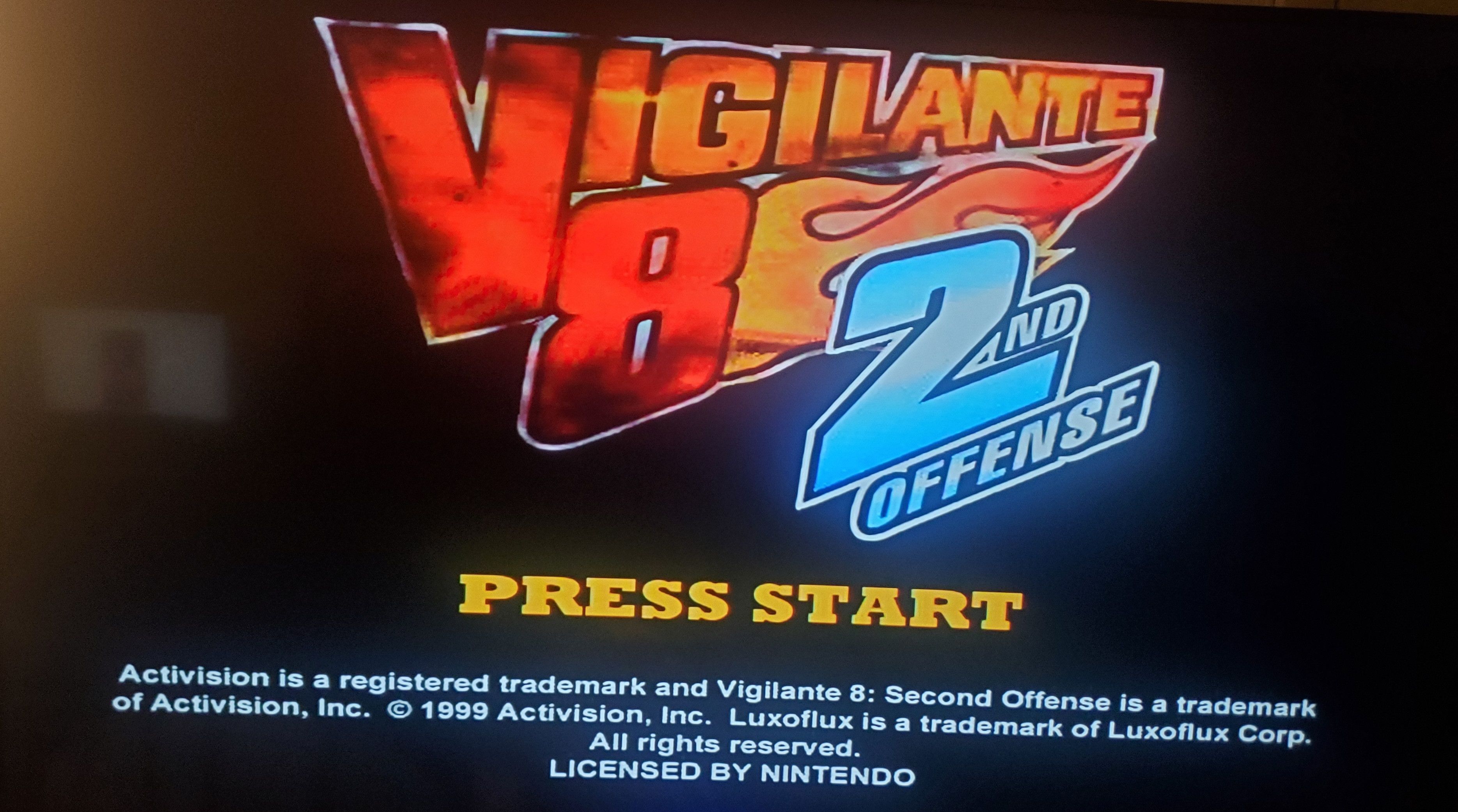 Nintendo Vigilante 8 2nd Offense N64 Nintendo 64 Video Game Cartridge Size ONE SIZE - 3 Thumbnail