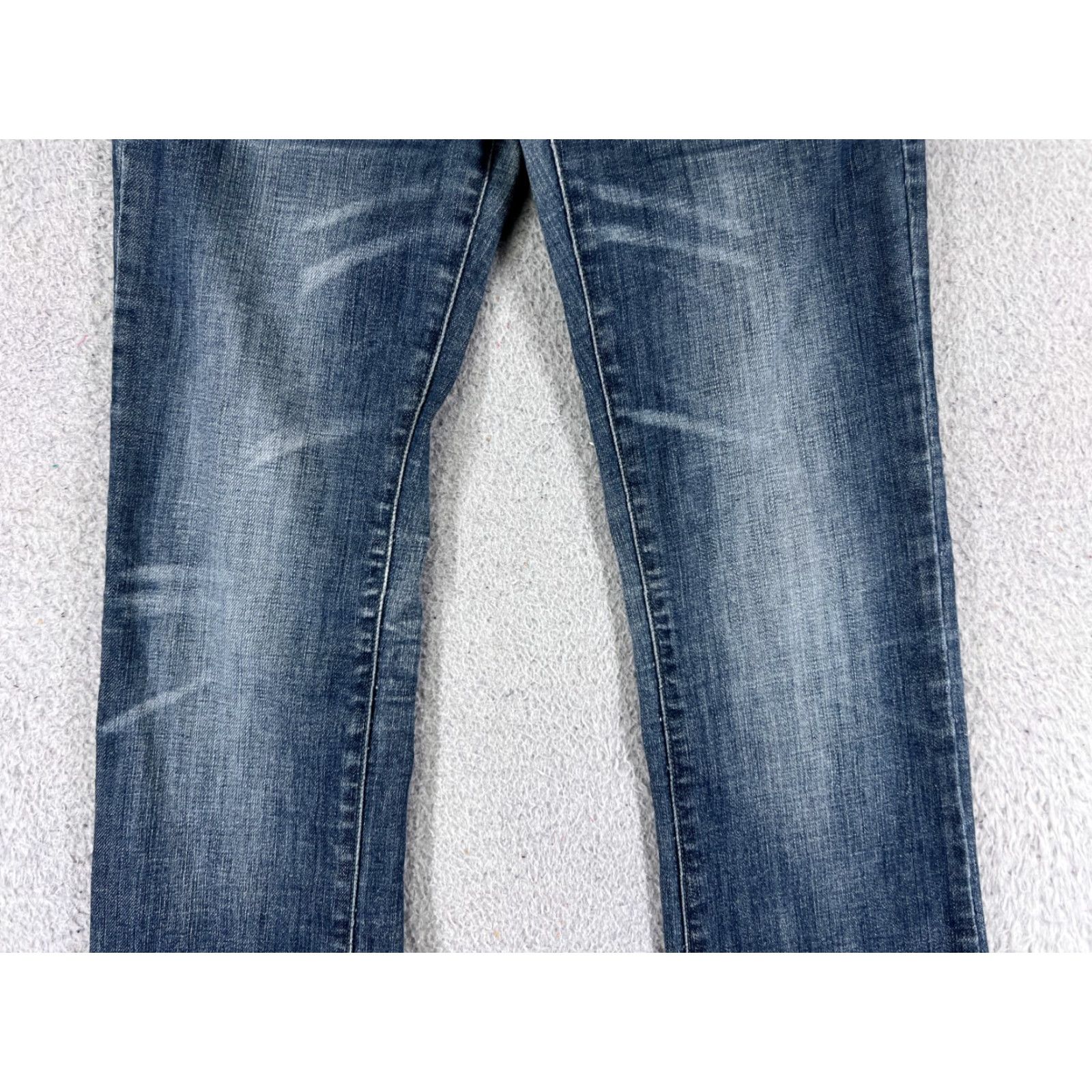 Denime LA Idol Jeans Women Blue Denim Bootcut 24x29 Cotton Embroidered Low Rise 3-Pocket Stretch Regular 5-Pocket Size 26" / US 2 / IT 38 - 3 Thumbnail