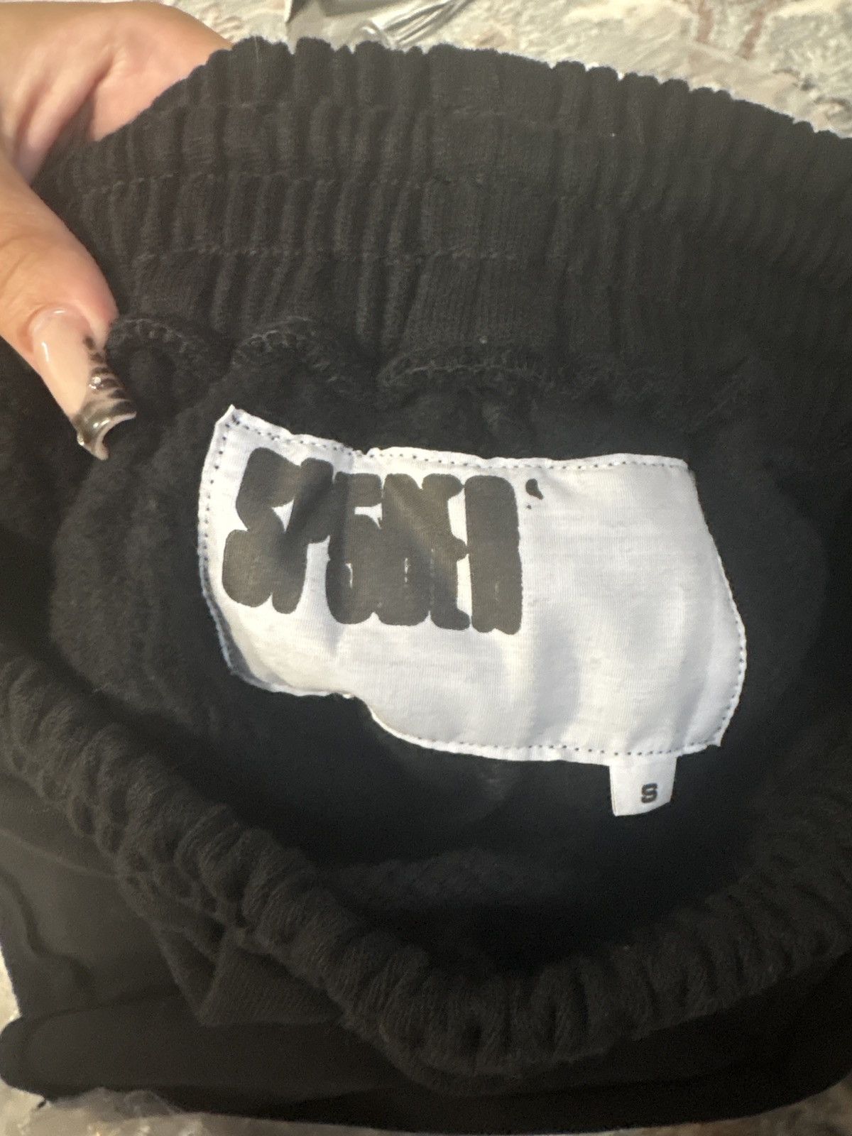 Sp5der Sp5der OG Web V2 Phantom Sweatshort 'Black' Size US 26 / EU 42 - 7 Thumbnail