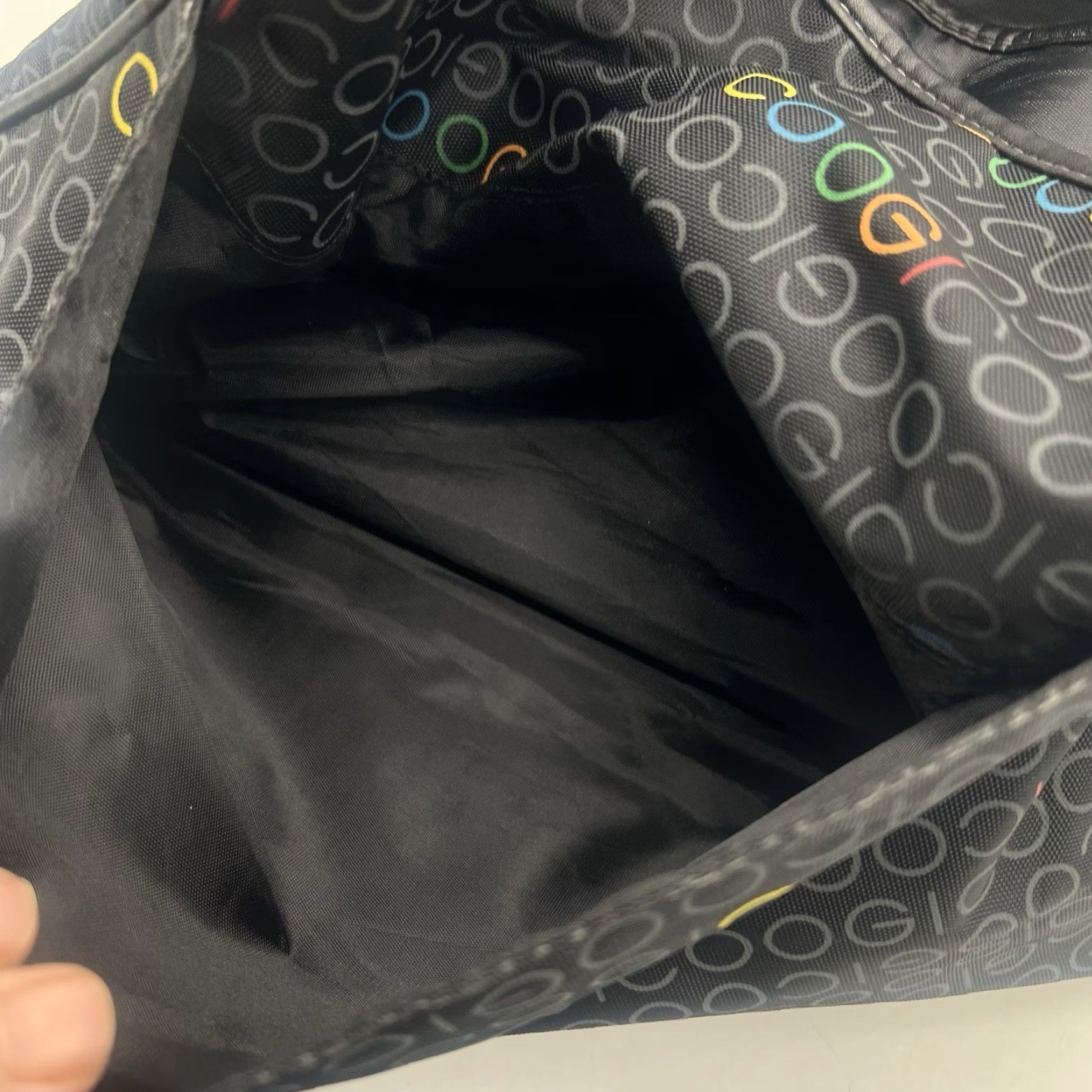 Coogi VINTAGE COOGI Black Nylon Messenger Bag Medium Unisex Adults Belted Front Studded ONE OF A KIND 11X15 Bag Accessories Size ONE SIZE - 5 Thumbnail