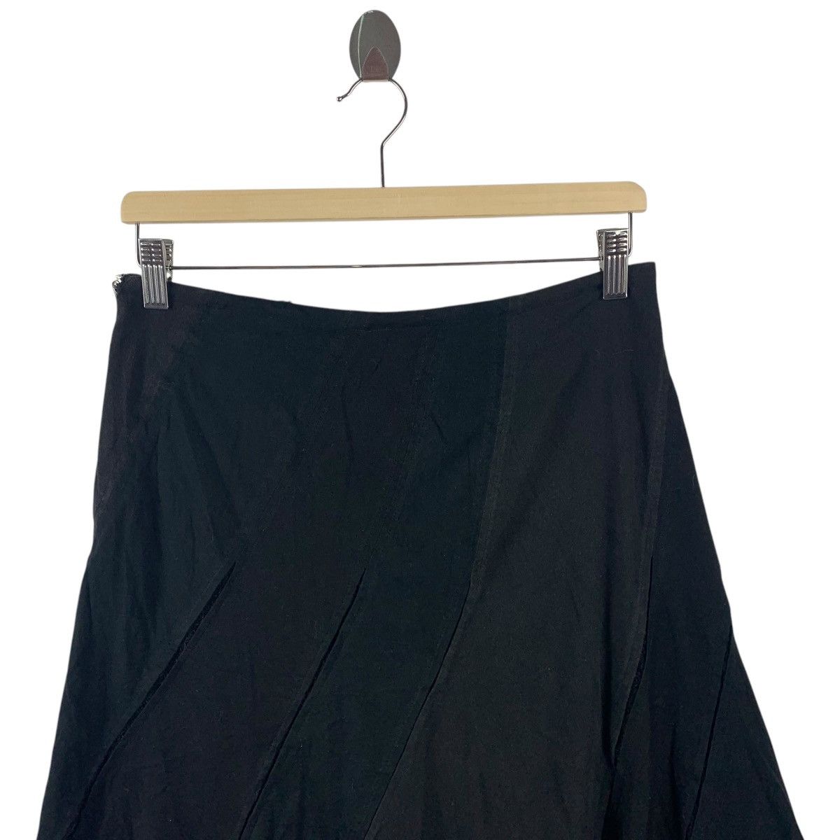 Tricot Comme des Garcons × Vintage Vintage TRICOT Comme des Garçons AD 2005 black skirt Size 30" / US 8 / IT 44 - 7 Thumbnail