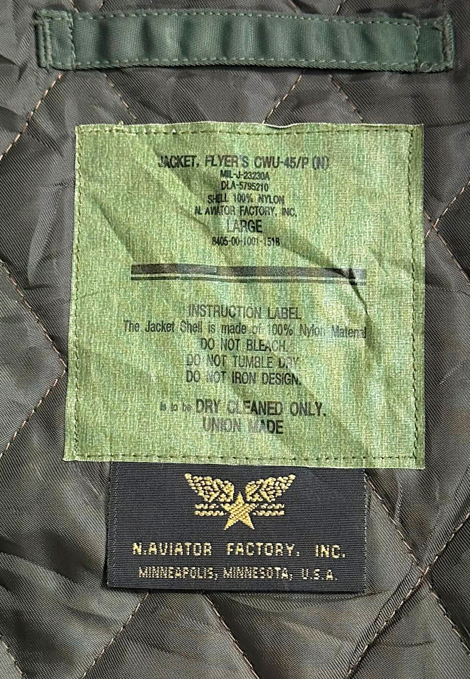 Buzz Rickson's 80s USA AIR FORCE flyers jacket bombers Size US S / EU 44-46 / 1 - 4 Thumbnail