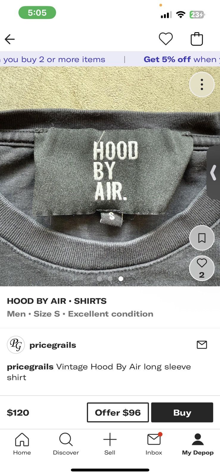 Hood By Air Hba crewneck hoodie Size US XL / EU 56 / 4 - 5 Thumbnail