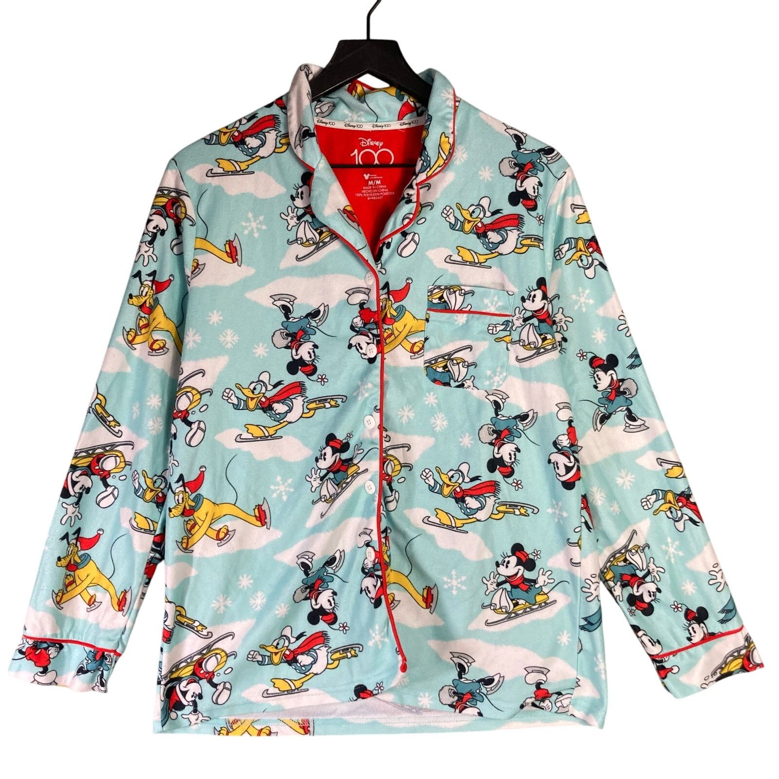 Disney Disney 100th Anniversary Mickey Mouse Pajama Top Size M Size M / US 6-8 / IT 42-44 - 1 Thumbnail