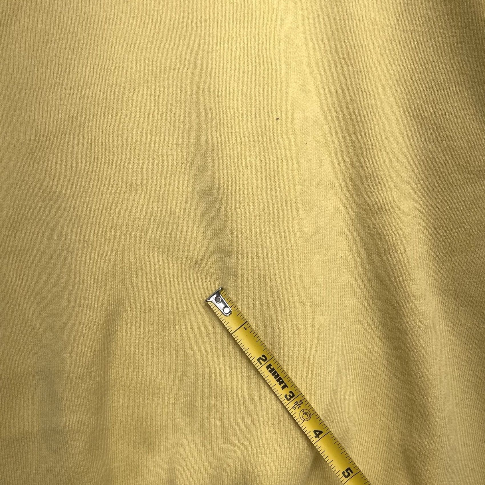 Polo Ralph Lauren Polo Ralph Lauren Sweater Mens Large Yellow Pullover Knit V-Neck Logo Preppy Classic Knitwear Size US L / EU 52-54 / 3 - 7 Thumbnail