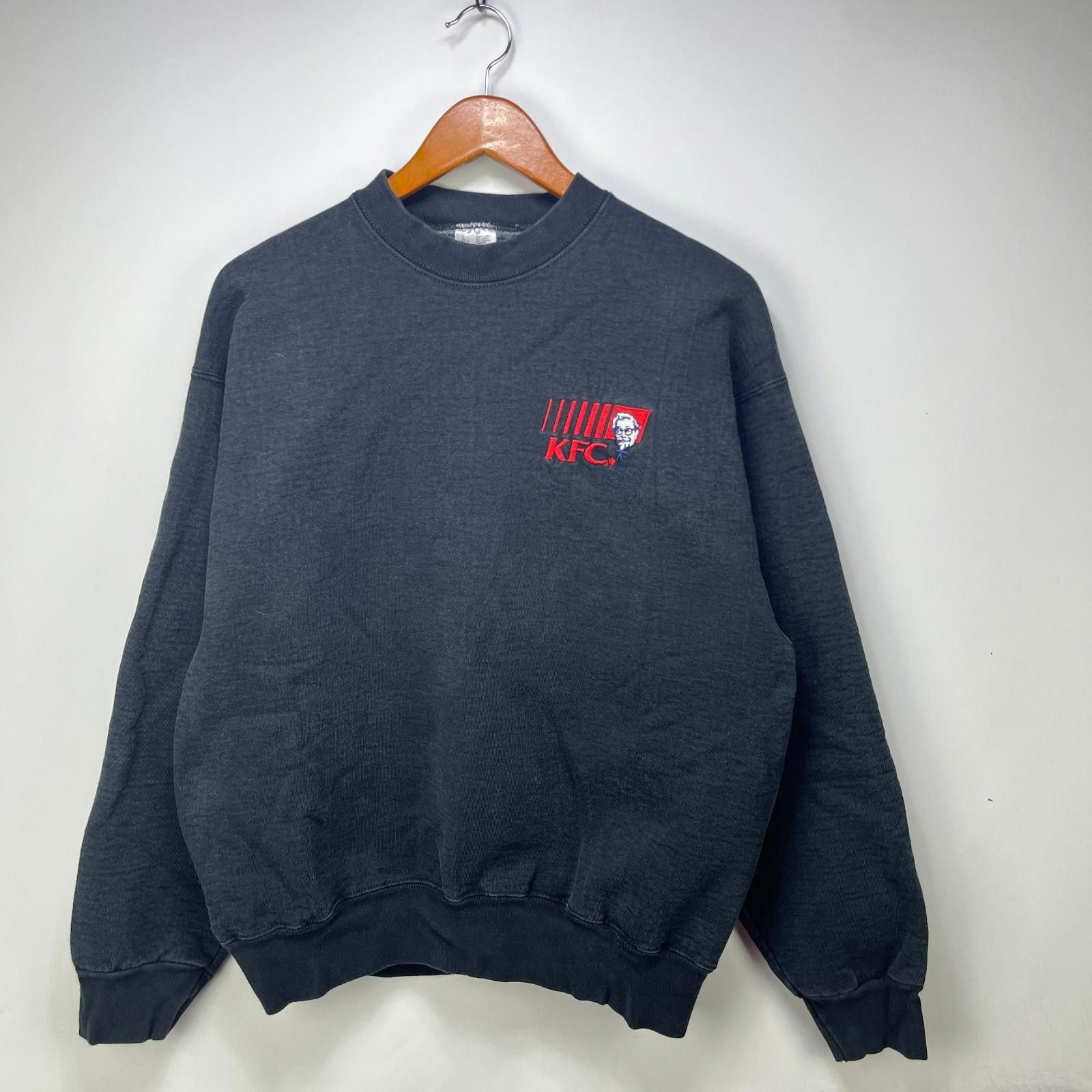 Fruit Of The Loom Vintage 90s KFC Kentucky Chicken Long Sleeve Shirt Large Size US L / EU 52-54 / 3 - 1 Thumbnail