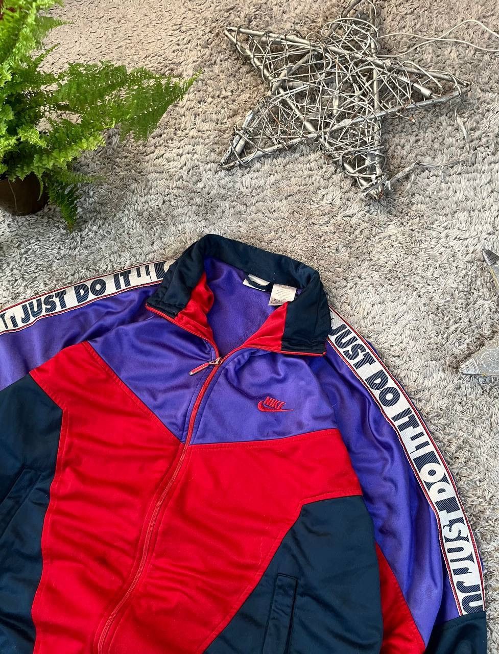 Nike × Vintage 90s Nike Vintage Zip Hoodie Streetwear Logo Swoosh Rare Size US L / EU 52-54 / 3 - 3 Thumbnail