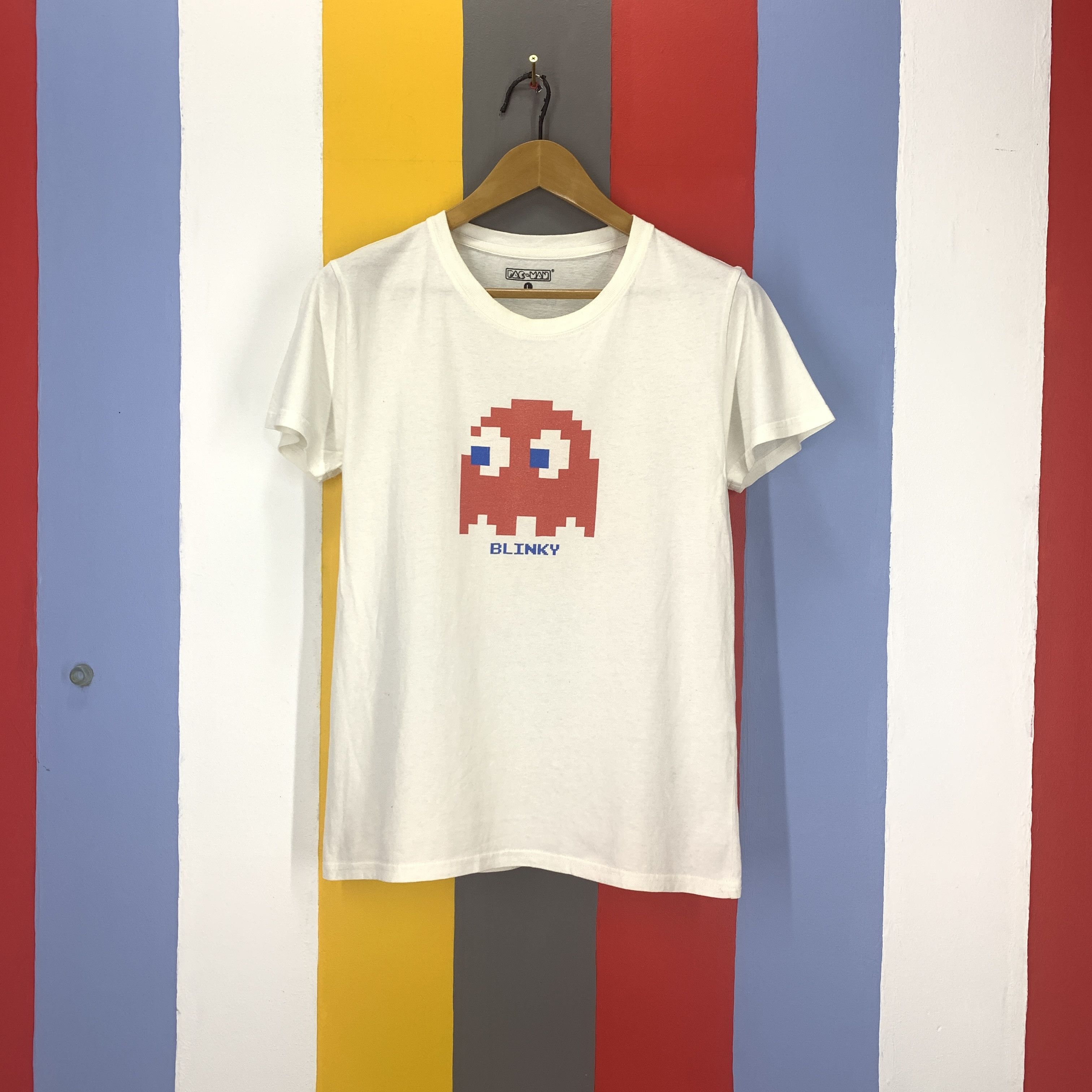 Japanese Brand PAC MAN by BANDAI Crew Neck T Shirt #1824/08 Size US M / EU 48-50 / 2 - 1 Thumbnail