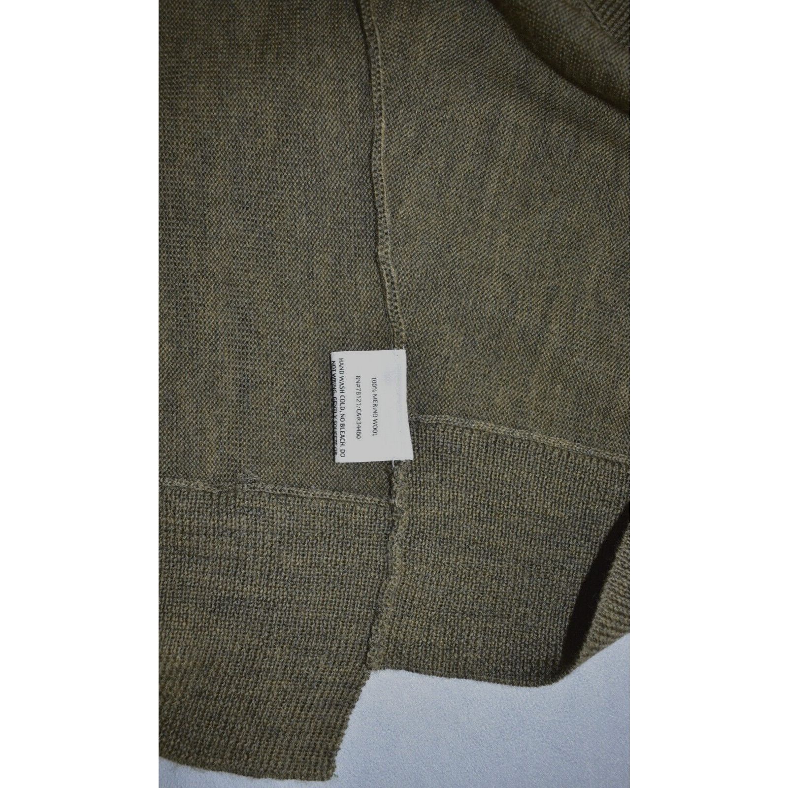 Eileen Fisher NEW EILEEN FISHER Olive Green Merino Wool Relaxed Sweater M Size M / US 6-8 / IT 42-44 - 5 Thumbnail