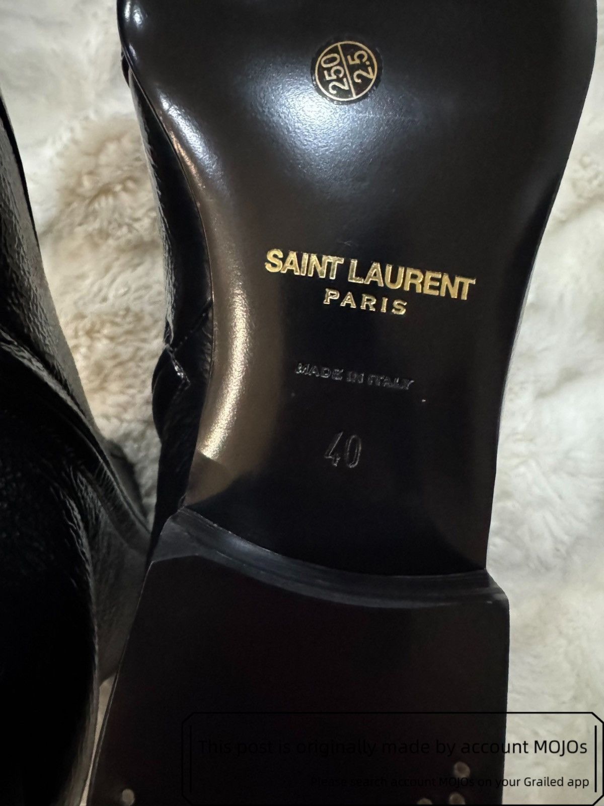 Saint Laurent Paris Sz 40 Saint Laurent Paris Rainer 30 Boots mojos505101 Size US 7 / EU 40 - 6 Thumbnail