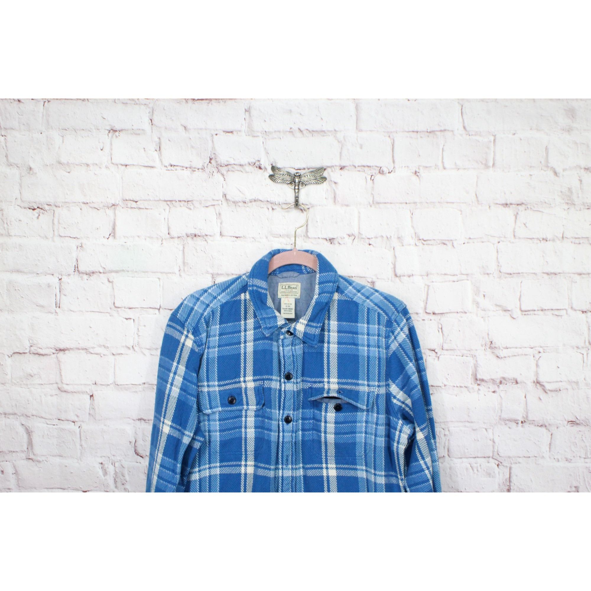 L.L. Bean LL Bean Men's 1912 Overshirt Long Sleeve Flannel Size US M / EU 48-50 / 2 - 2 Thumbnail