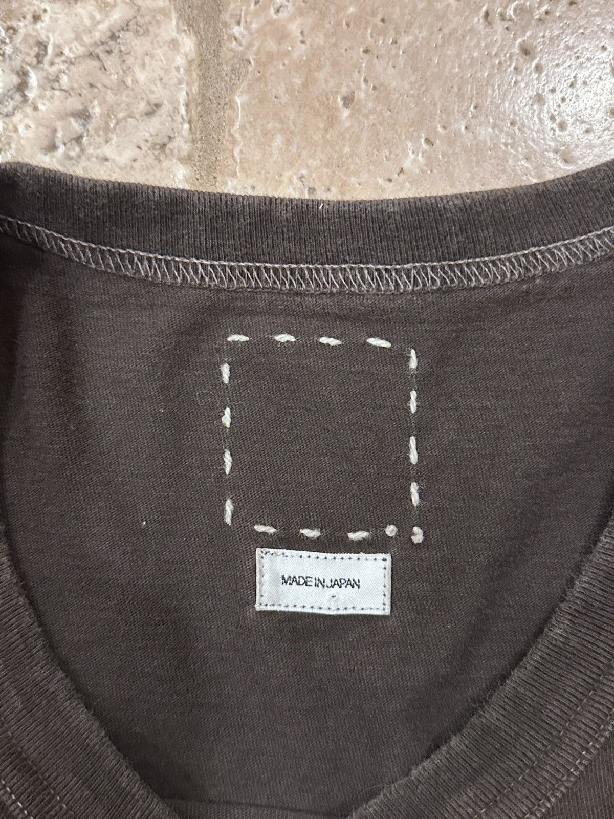 Japanese Brand × Visvim Visvim Jumpo Amplus Brown Pocket Short Sleeve T-Shirt Size US XXL / EU 58 / 5 - 7 Thumbnail