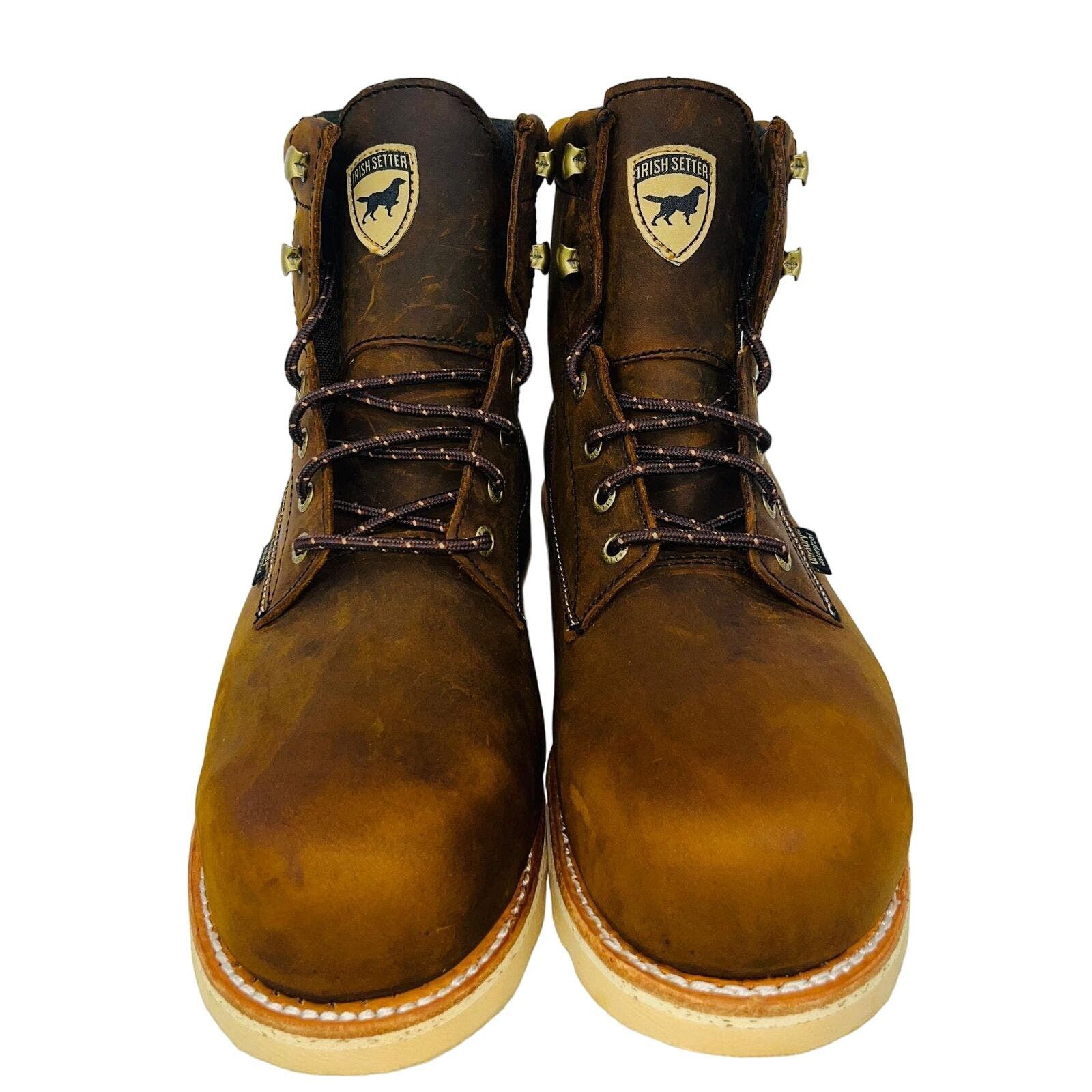 IRISH SETTER WINGSHOOTER STEEL TOE WORK BOOTS SIZE D