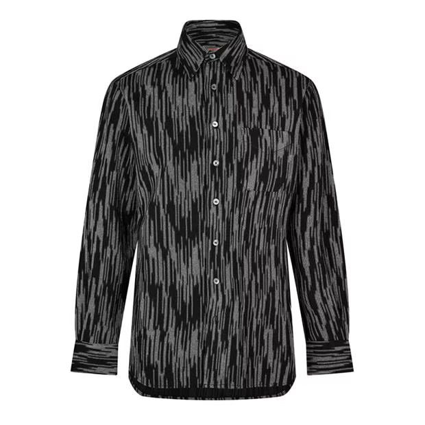 o1g2r1mq0524 Shirts in Black & Grey