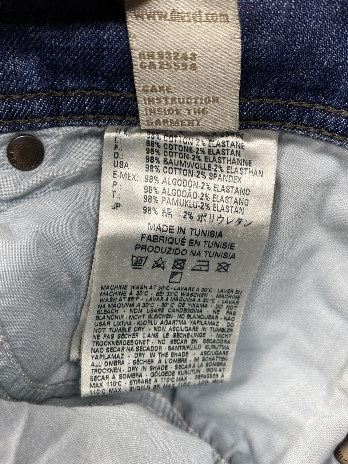 Diesel Diesel Tepphar Denim Jeans Mid Blue Size 34 Size US 34 / EU 50 - 18 Thumbnail