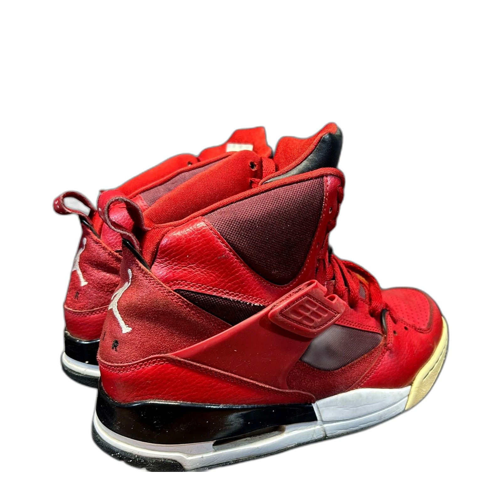 Jordan Brand Nike Mens Air Jordan Flight 45 High 616816-600 Red Basketbal Size US 9.5 / EU 42-43 - 6 Thumbnail