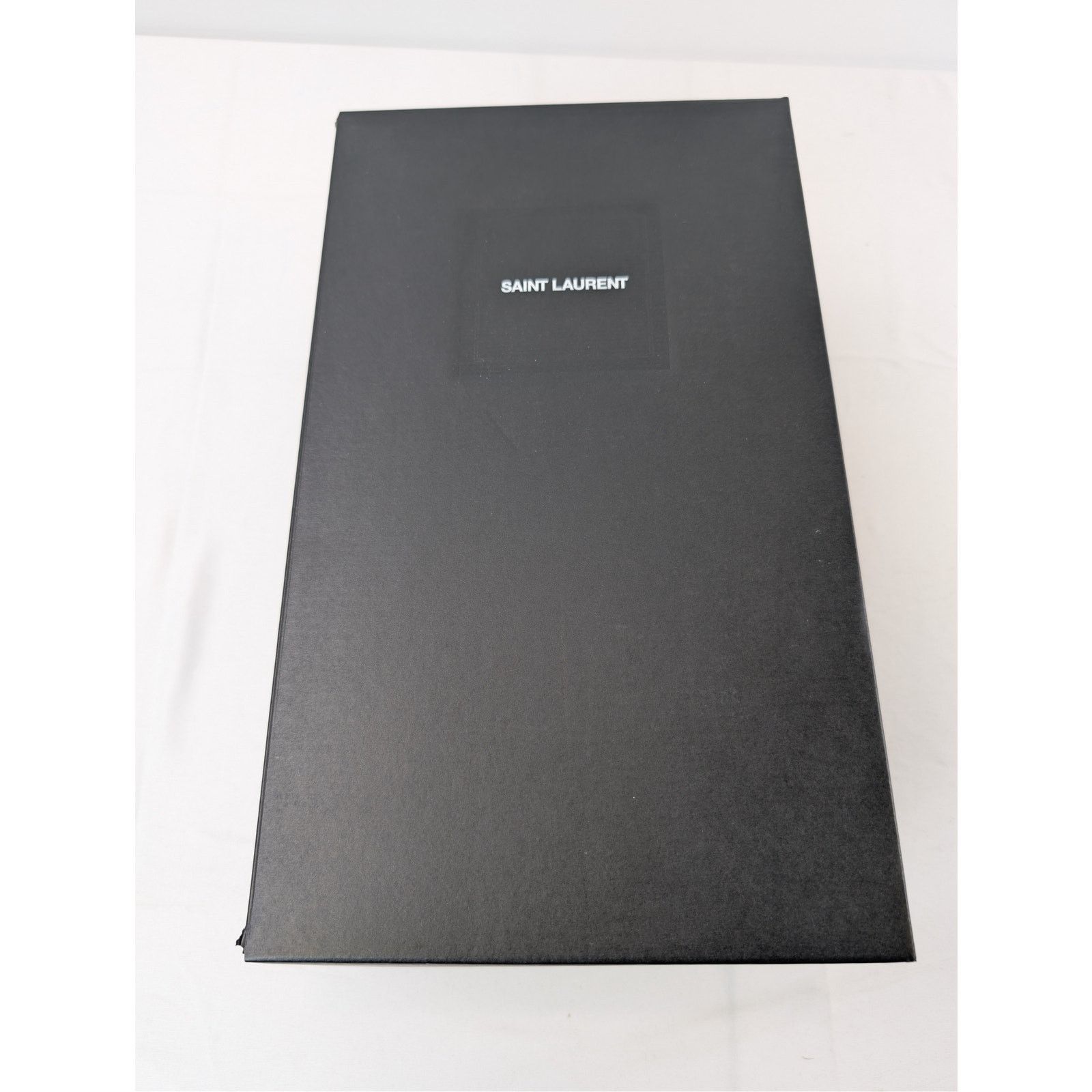 Saint Laurent Paris o1rshd1 SL06 Signa Low Top Sneakers in Black Size US 12 / EU 45 - 21 Thumbnail