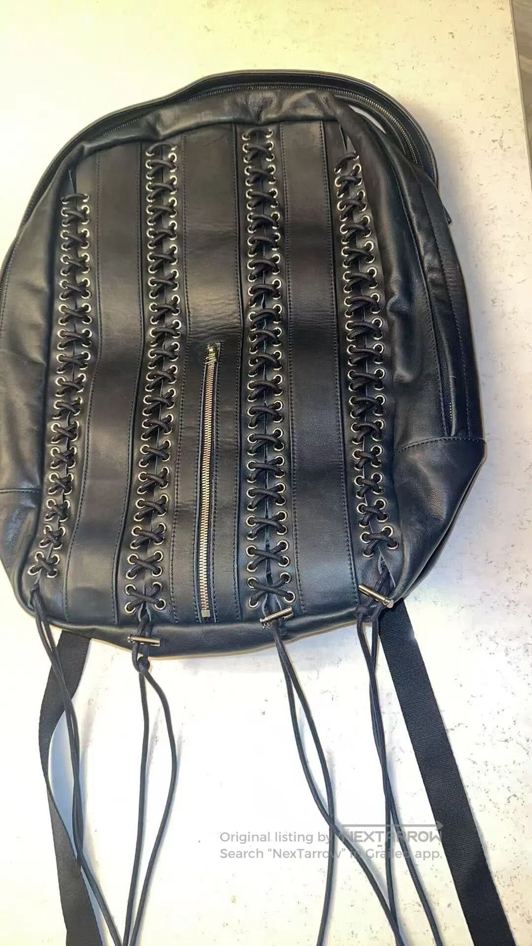 Hood By Air Hood by Air HBA 14FW Runway Leather Backpack. Size ONE SIZE - 1 Thumbnail